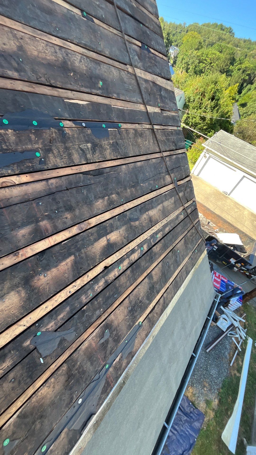 Residential Roofing Installation using GAF Timberline HDZ Shakewood by Rainstoppers Roofing
