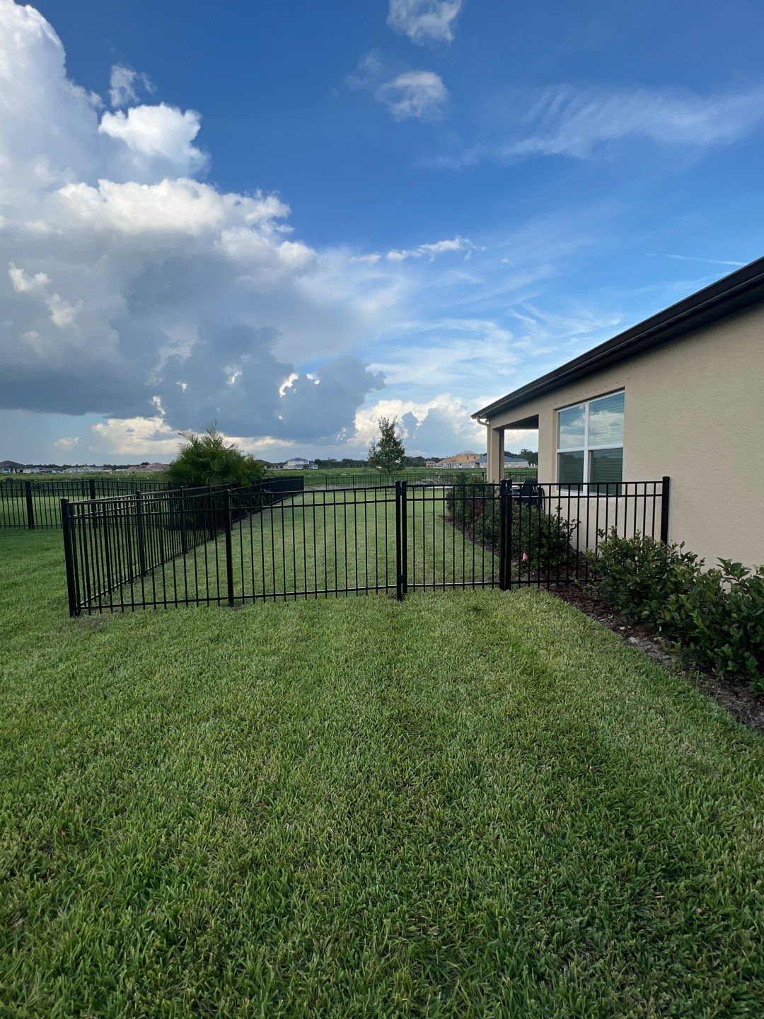 Parrish, FL  Black 3 Rail Aluminum Fence Installation by Asap fence and gates, LLC