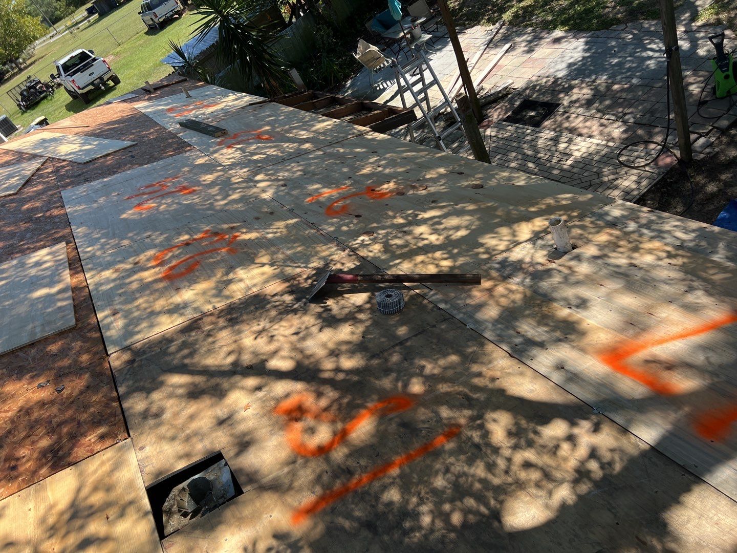 Residential Roofing Installation using 26 GA Rib Panel Galvalume by 1st Class Roofing, Inc.