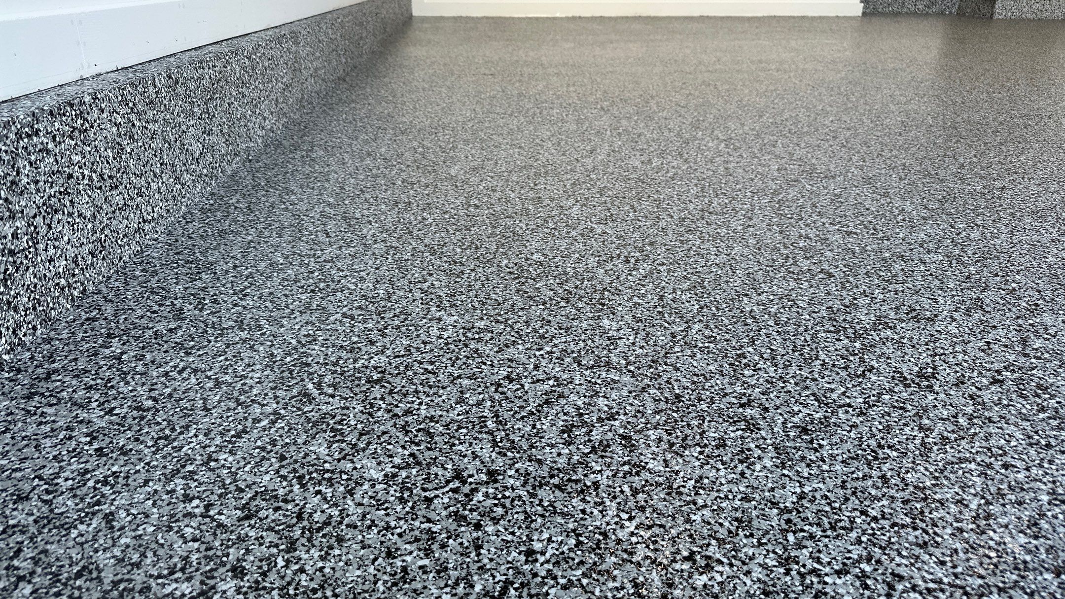 Domino Floors just offer a nice clean look. Wow! by Banner Garage