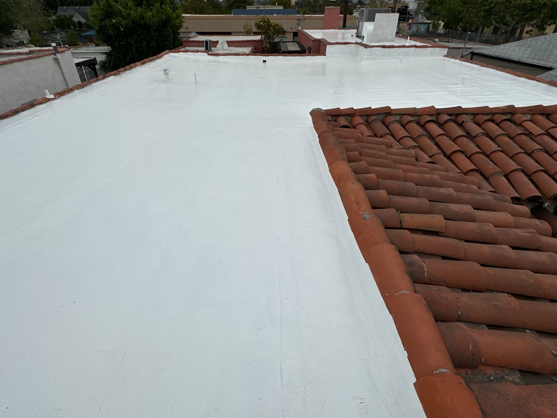 Residential Tile Maintenance and Silicone Application using American Standard Coatings Silicone-S by Hull Brothers Roofing