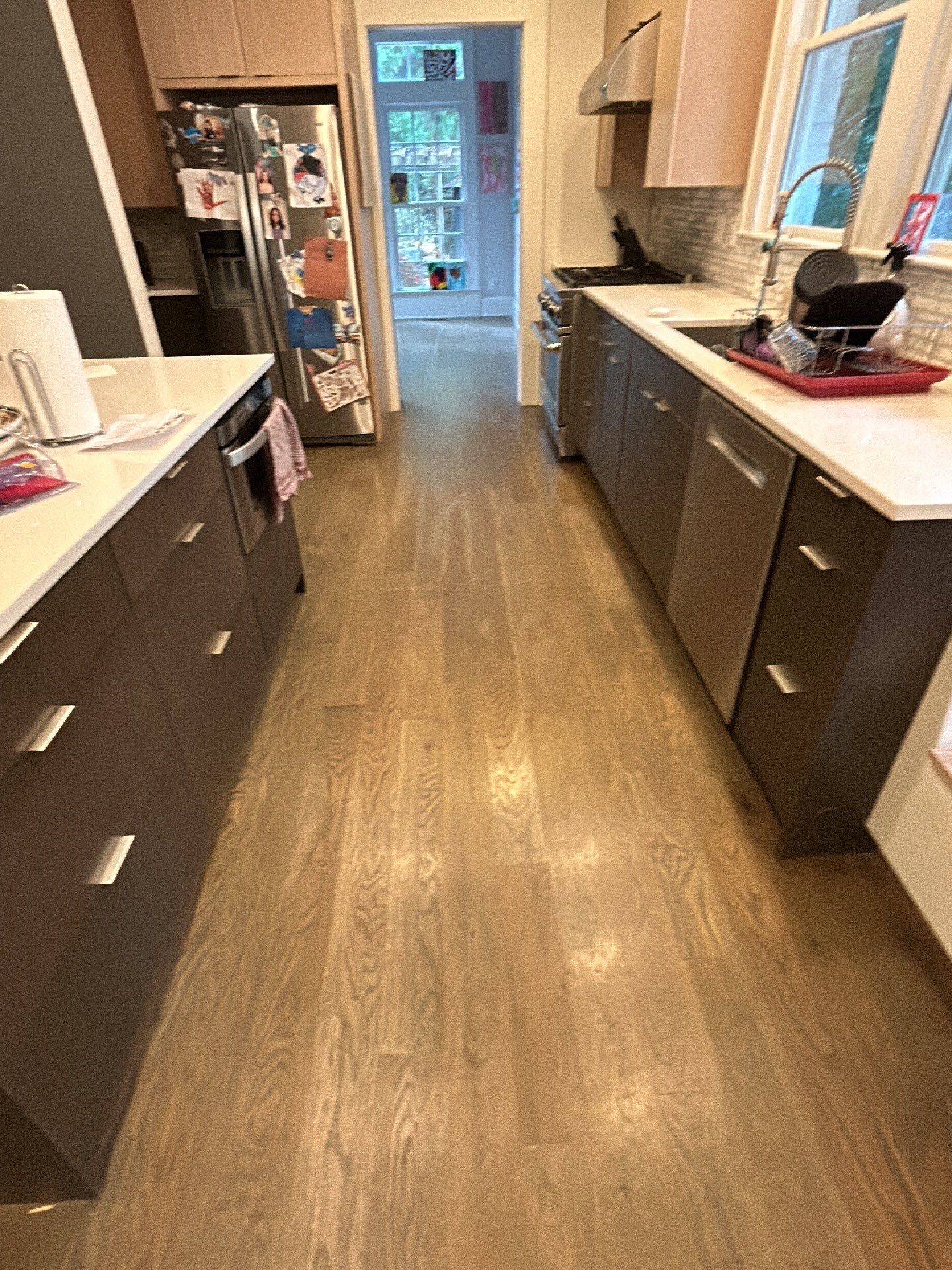 White Oak refinish  by Footprints Floors of East Atlanta