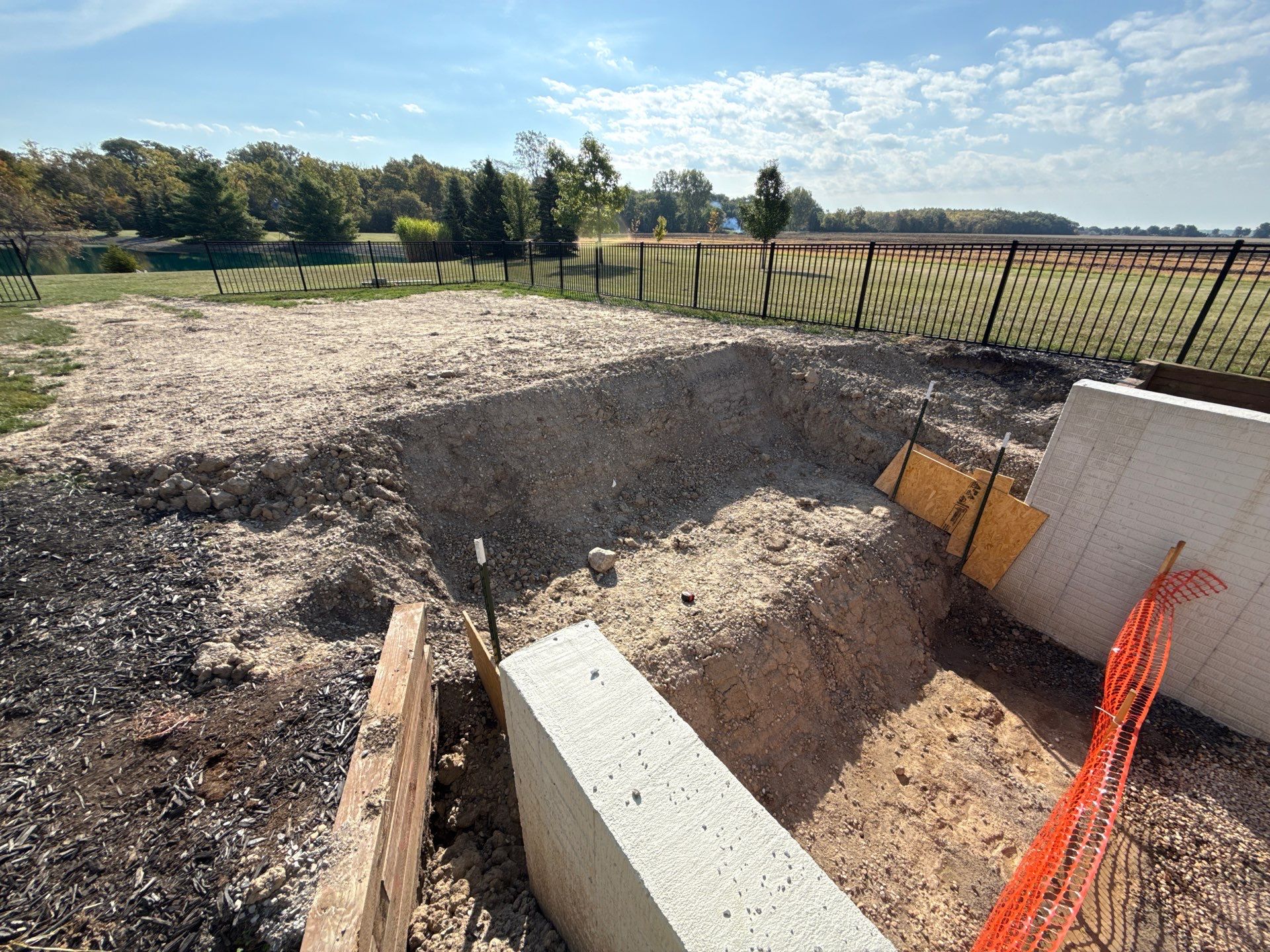 Basement Walkout Construction with Tiered Retaining Walls in Berkey by Farrell's Lawn & Garden Center LLC
