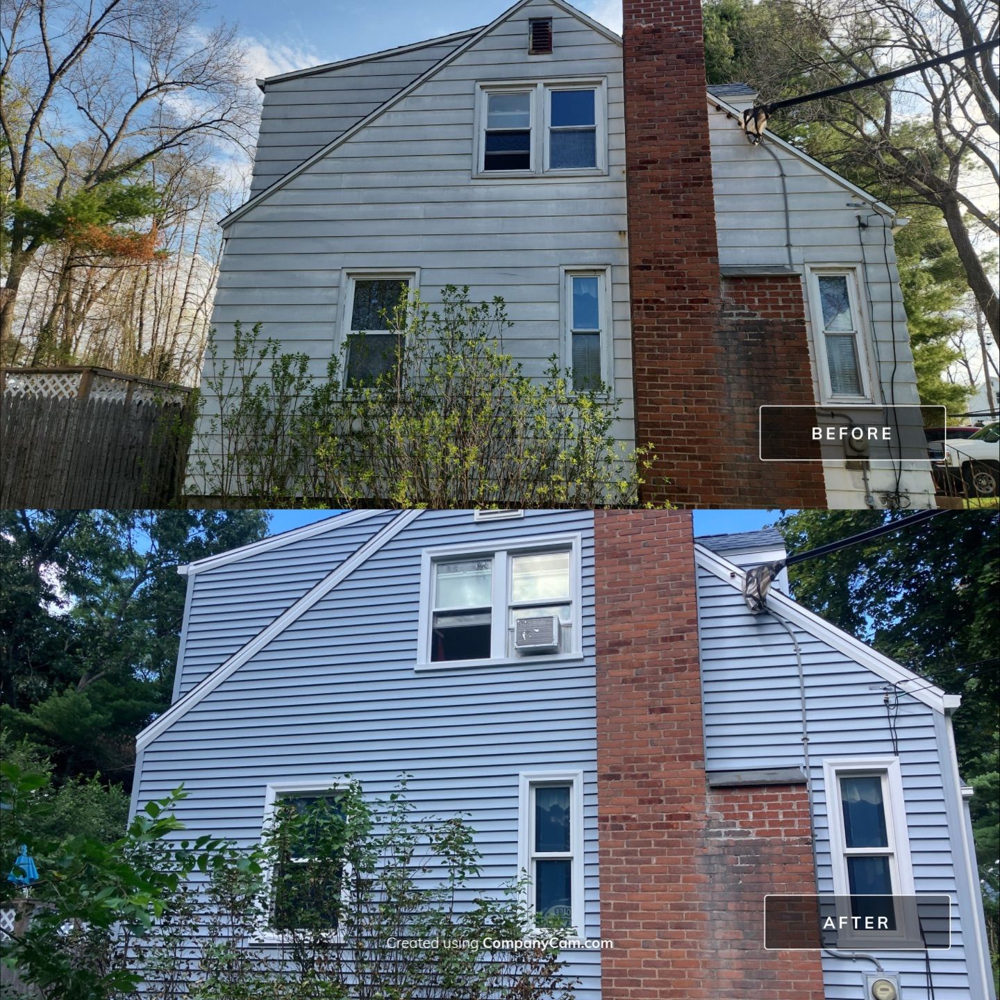 Siding using Cert. Monogram D/4 Clapboard, Oxford Blue by DiGiorgi Roofing and Siding Inc