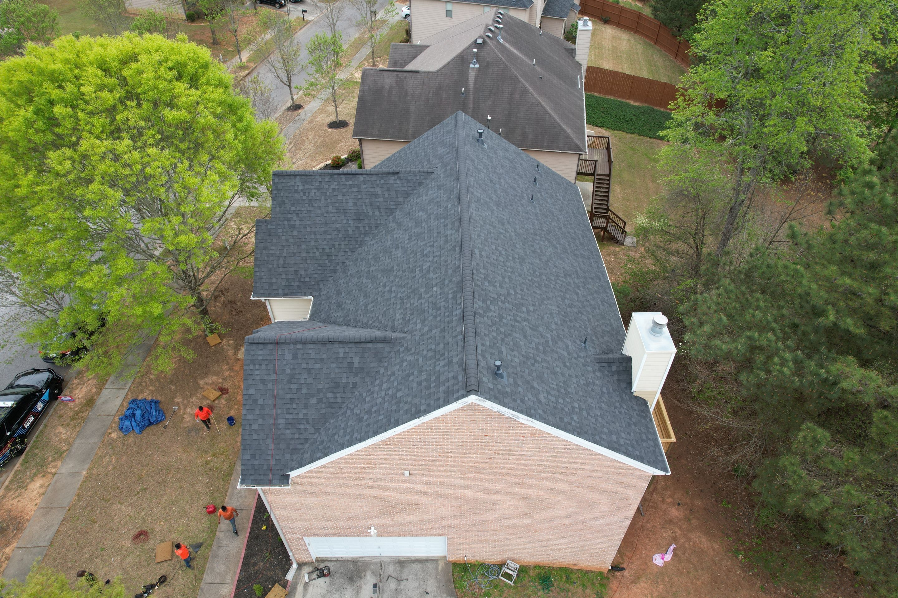 Residential Roofing Installation using Owens Corning Onyx Black by Inspector Roofing and Restoration