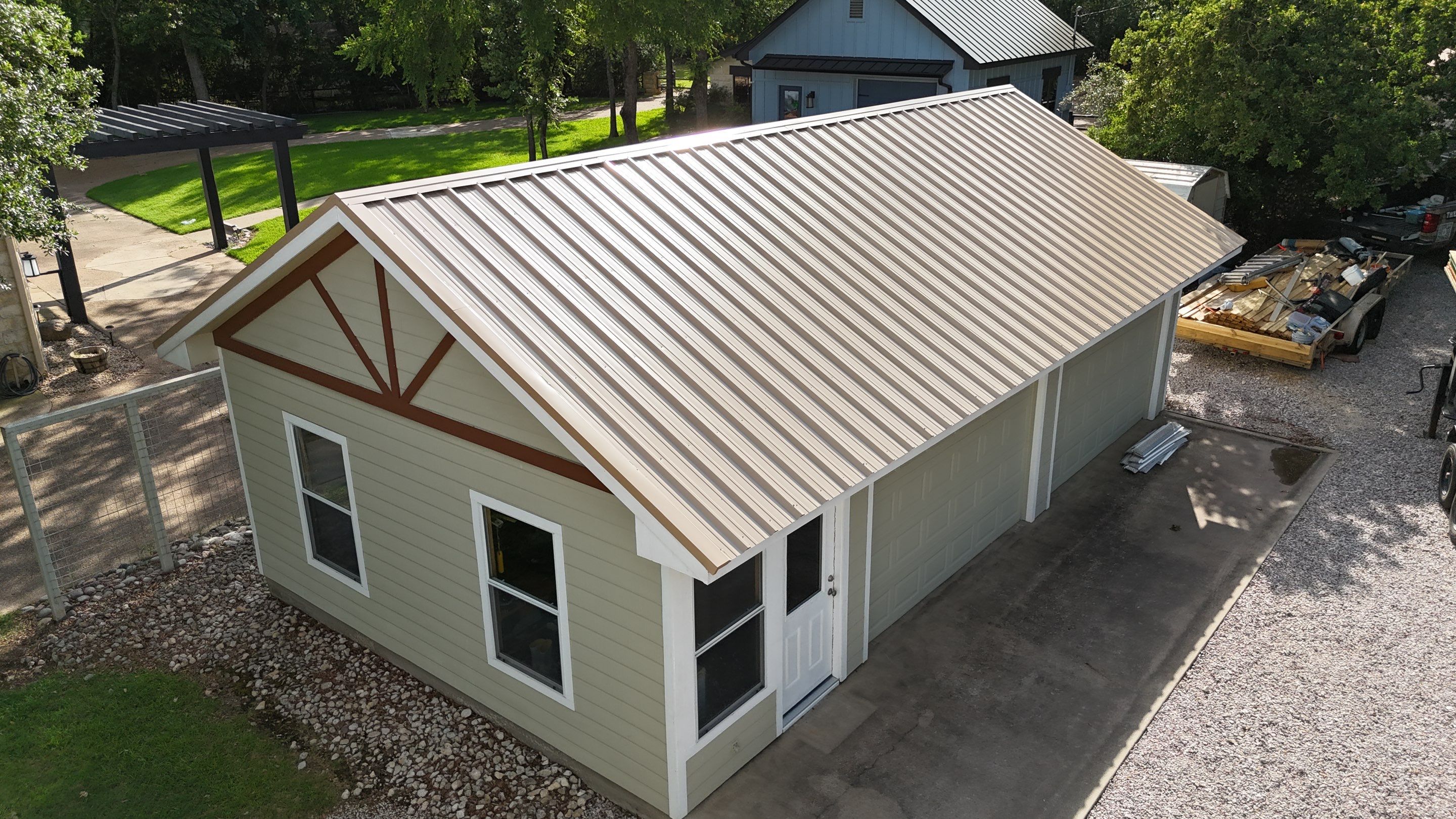 Groesbeck, Tx - Metal Roof, Gutters, & Wood Repiars by DT Roofing - Seth Wells