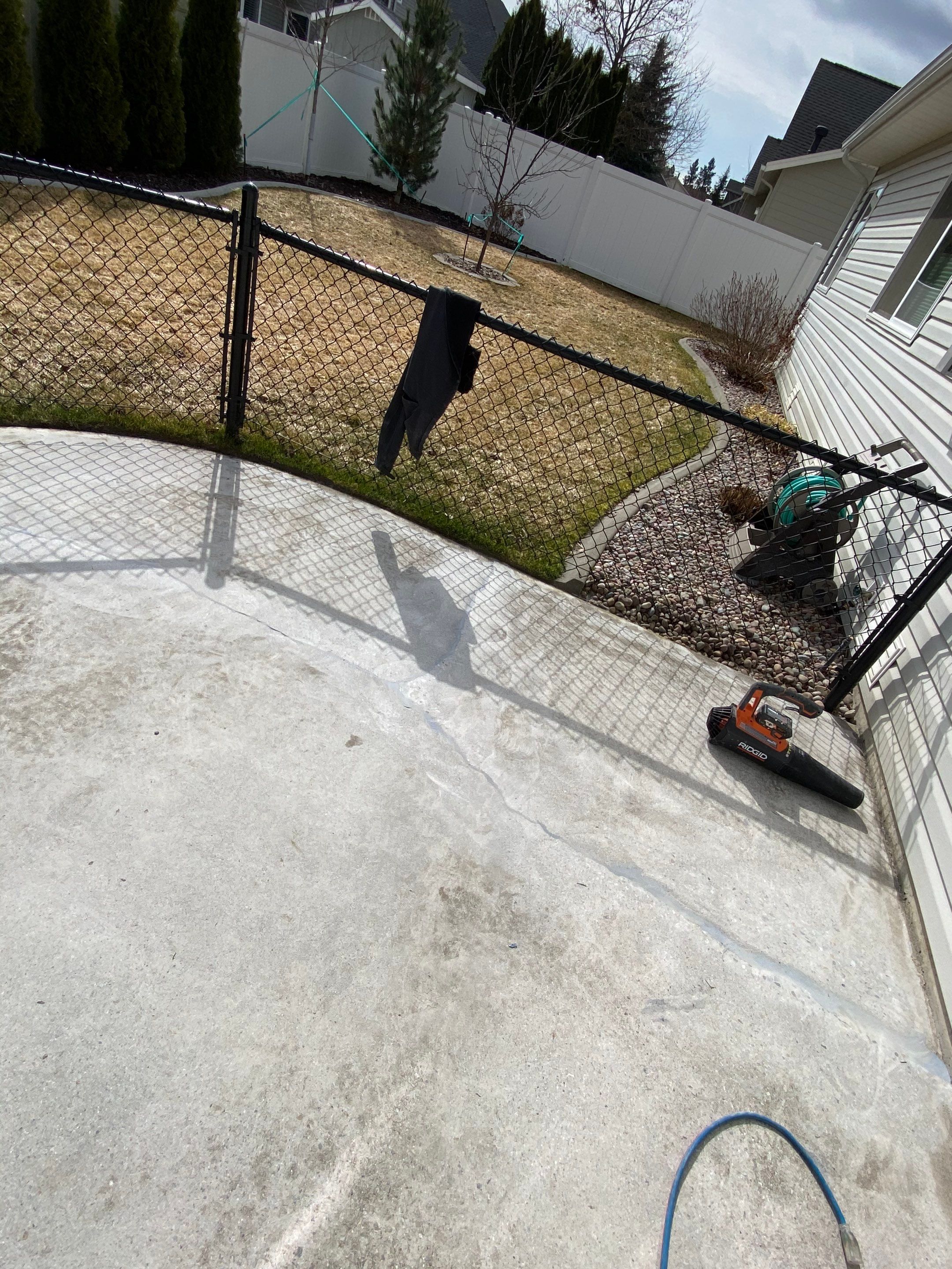 Patio and Walkway using Driftwood and the Penntek Evolution Flooring System by Croc Coatings, LLC