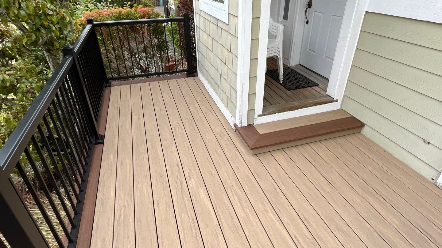New Azek Vintage Deck by Alki deck builders 