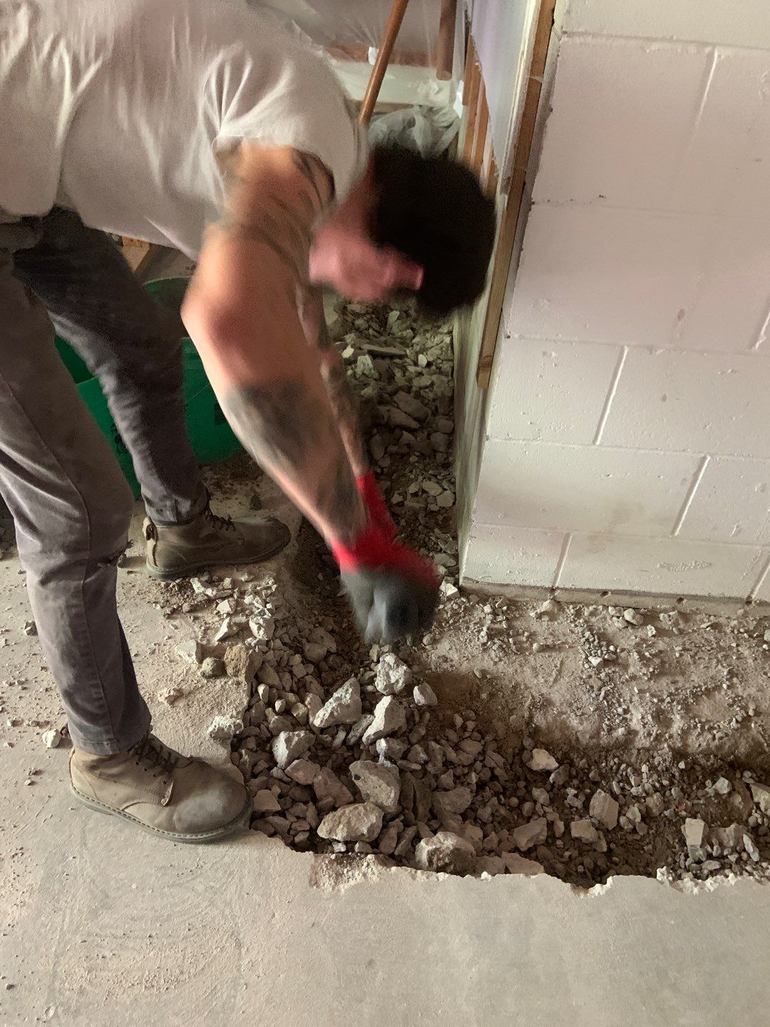 Correcting an Improper Installation for Alan in Chanhassen by Waterproofing Northeast