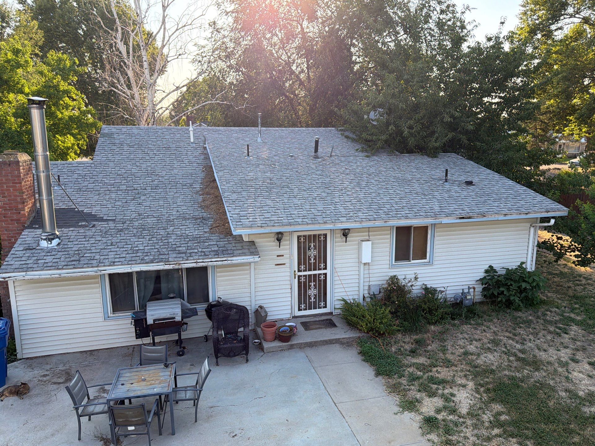 Parma Residential Roof Replacement with Gray Architectural Shingles by Olive Roofing