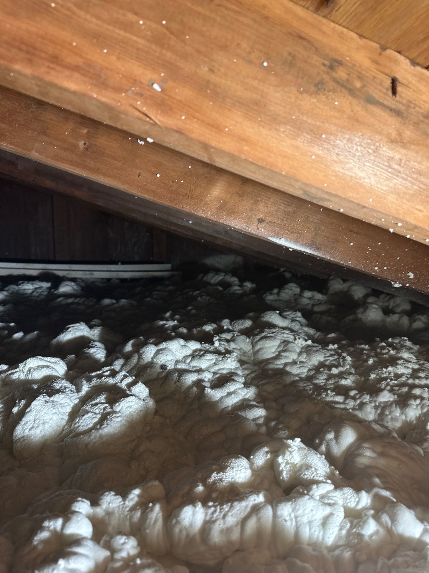 Basement Exterior Walls using Closed Cell Spray Foam by NYS Foam & Energy