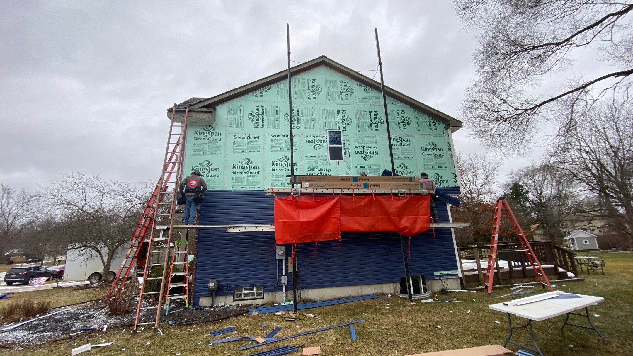 Siding Replacement using CertainTeed Restoration Classis D4 by 180 Contractors