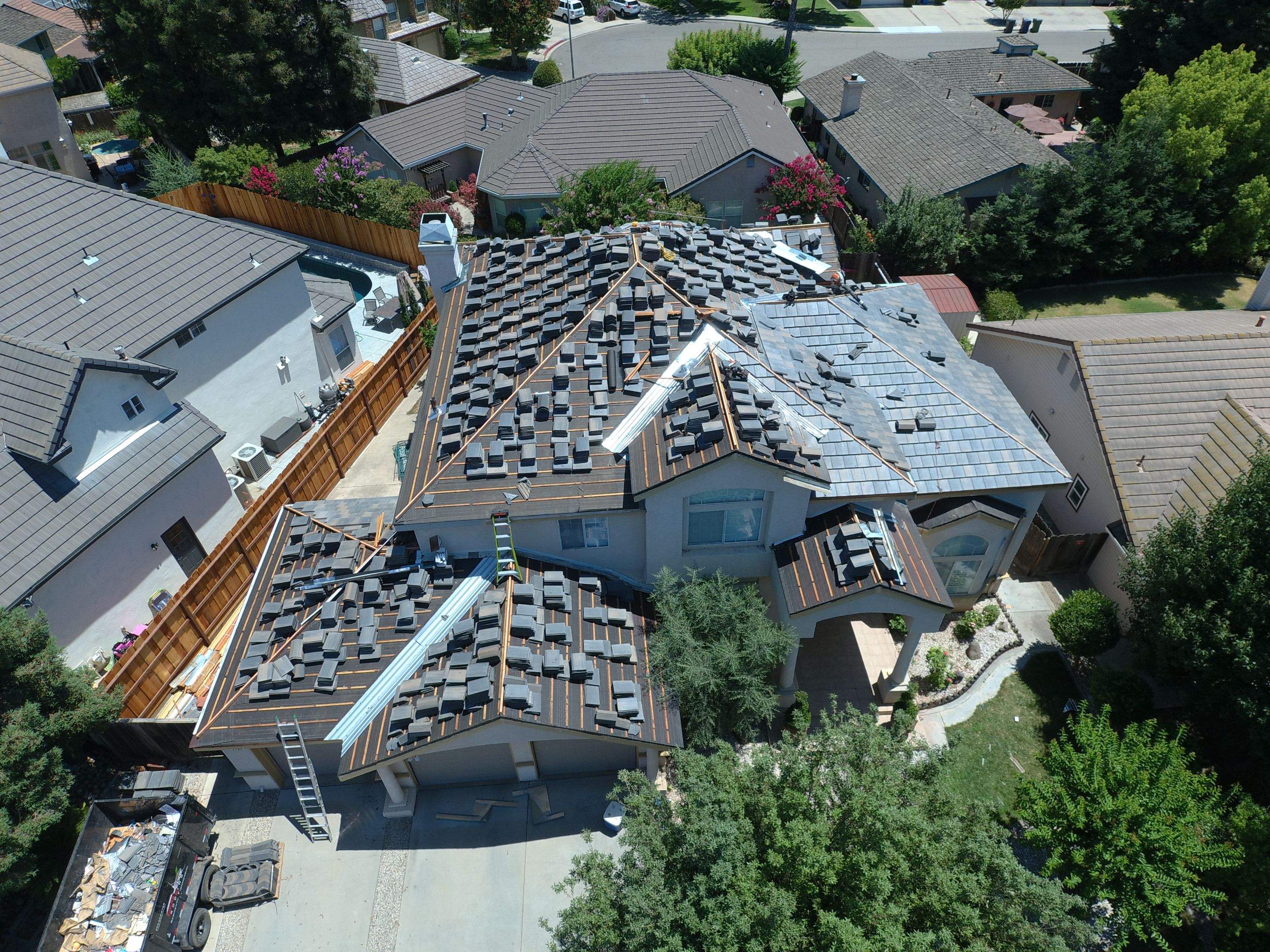 New tile project using Monier roof tile by Straight Edge Roofing Inc