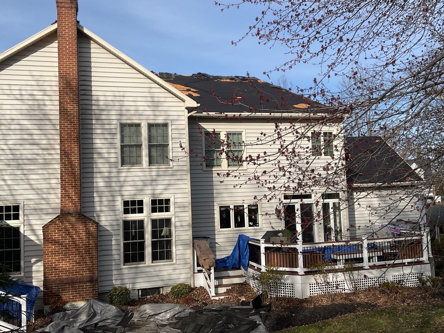 New Roof Installation & New Gutters and downspouts  by Alpha Design Services