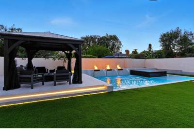 Paso Robles Pool & Spa, & Backyard