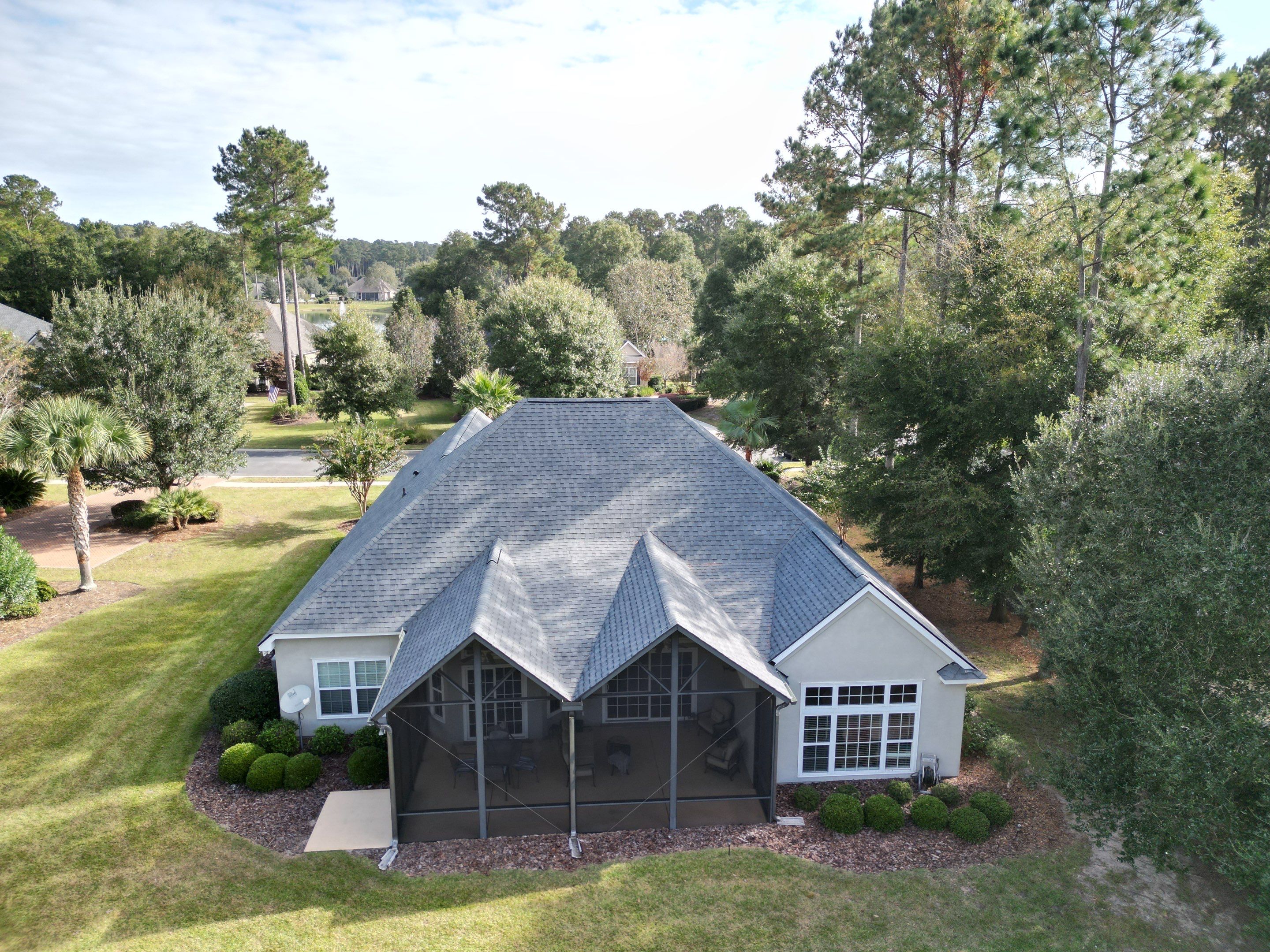 Residential Roofing Installation using Atlas Pinnacle Pristine Pewter by Talya Roofing