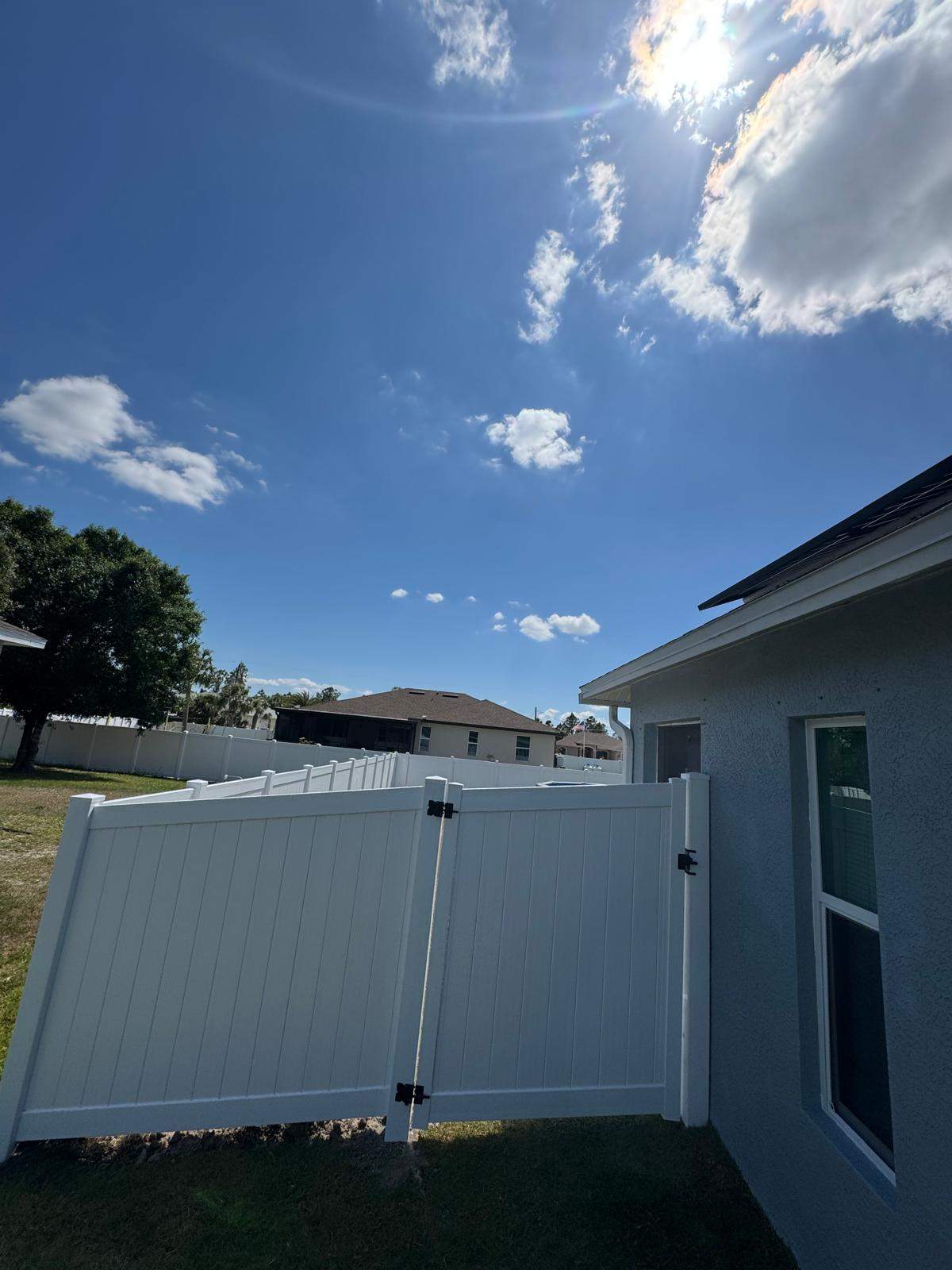 Vinyl Fence in North Port  by True Fence LLC