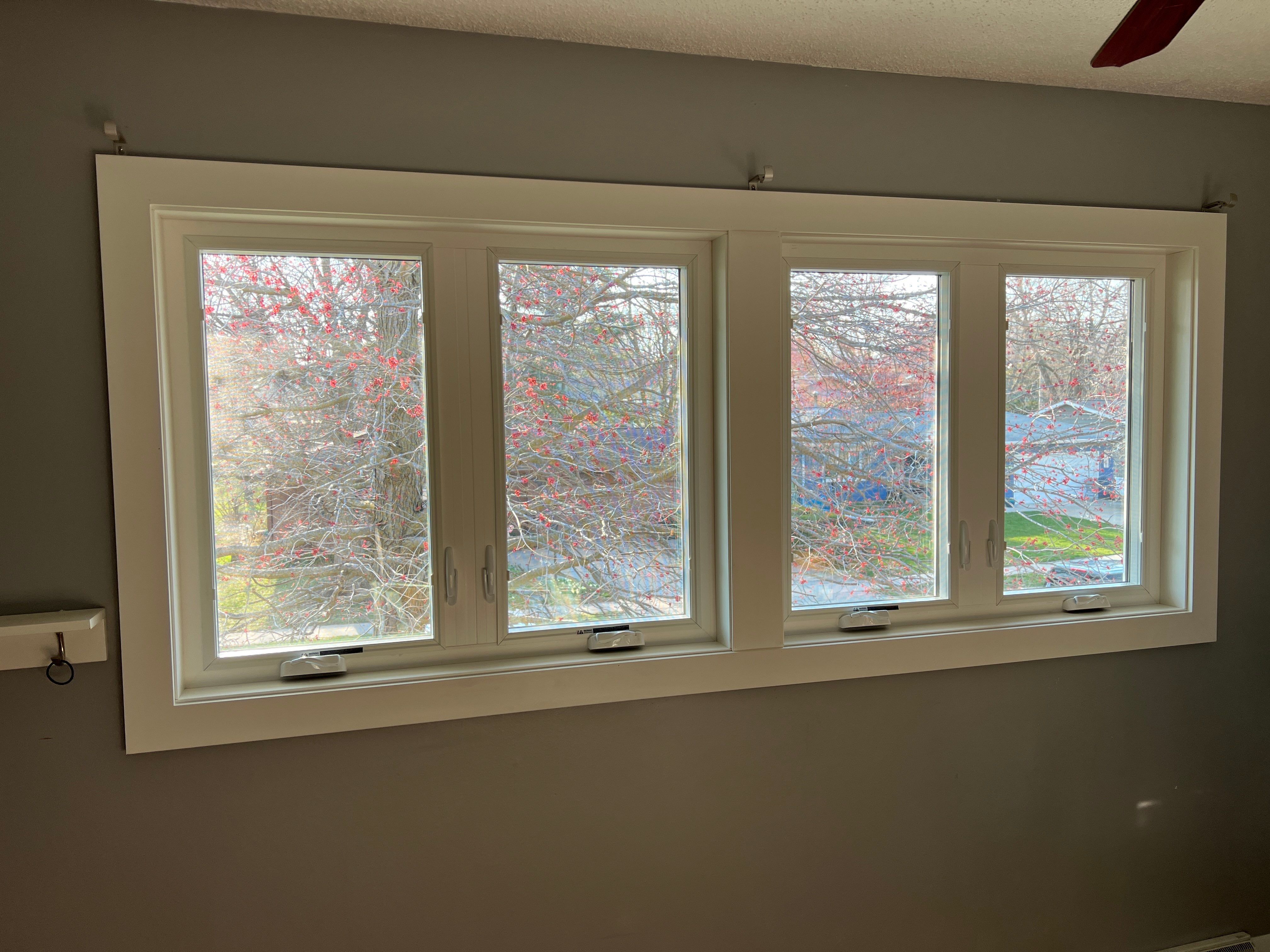 Window Installation using Pella 250 series vinyl window by United Windows and Siding LLC