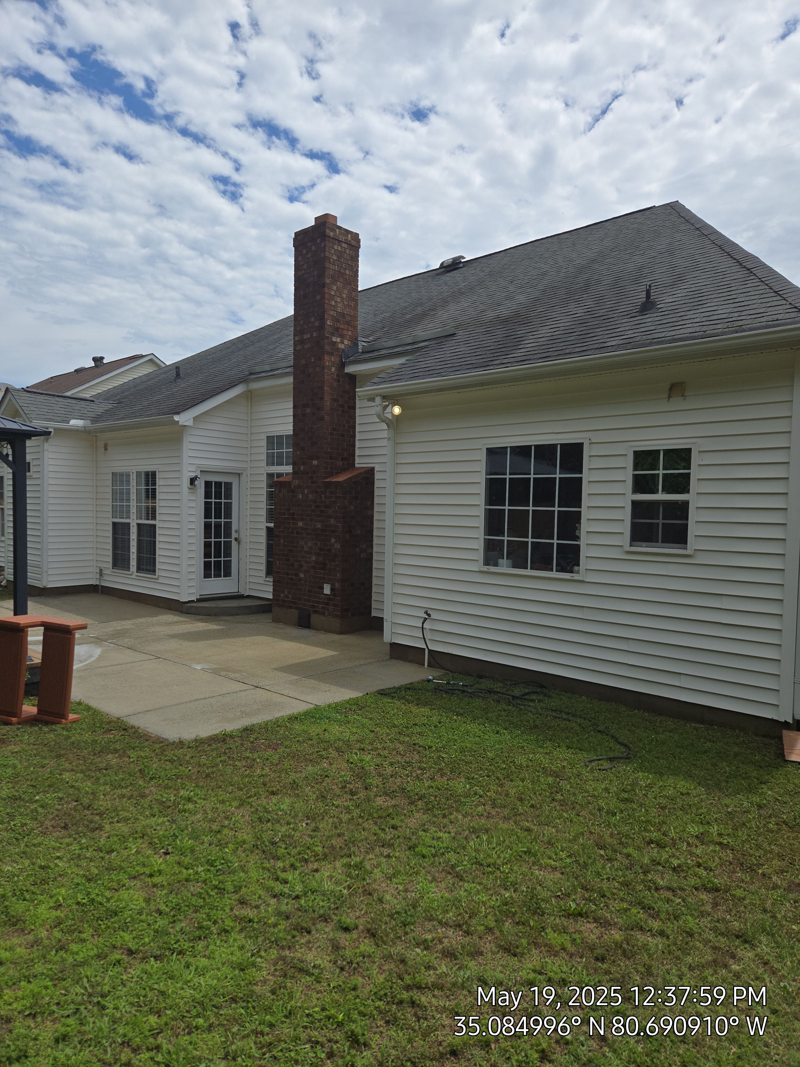 House Wash using cleaner by Power Wash Masters LLC