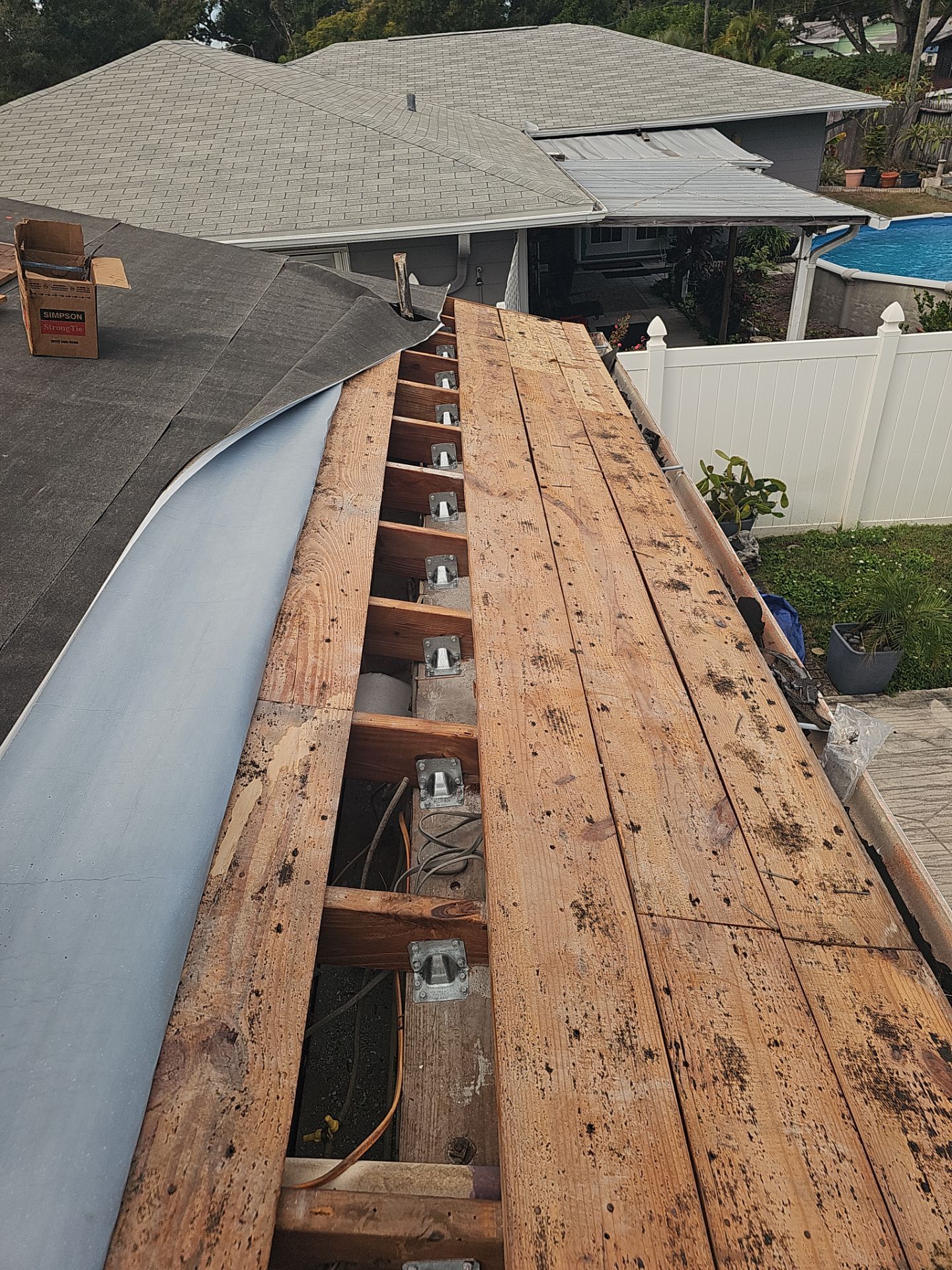 Project in St. Petersburg 33713 by Mitchell Roofing Company LLC 