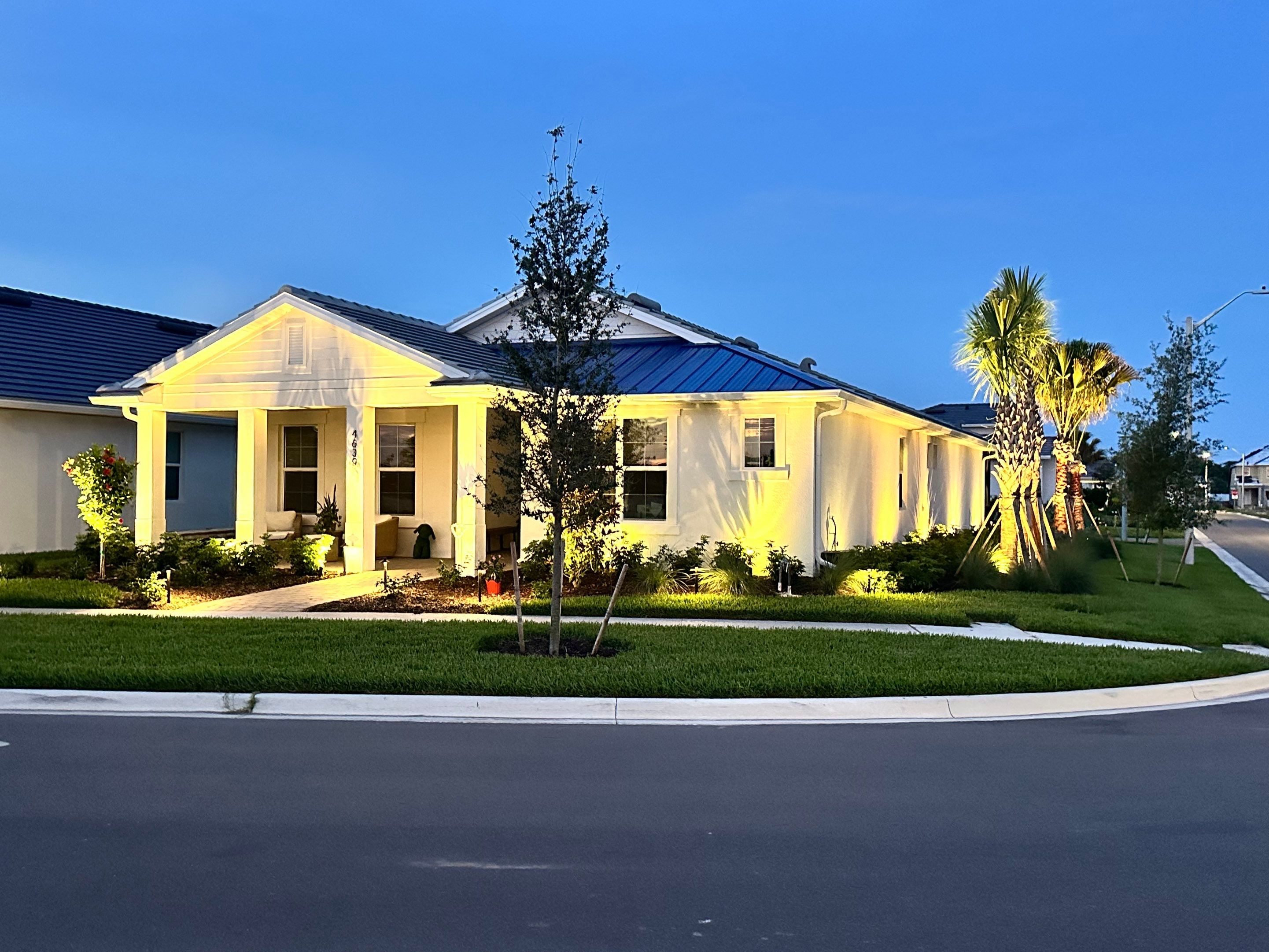 Architectural and Landscape Lighting Installation in Bradenton, Florida by Illuminate Landscape Designs