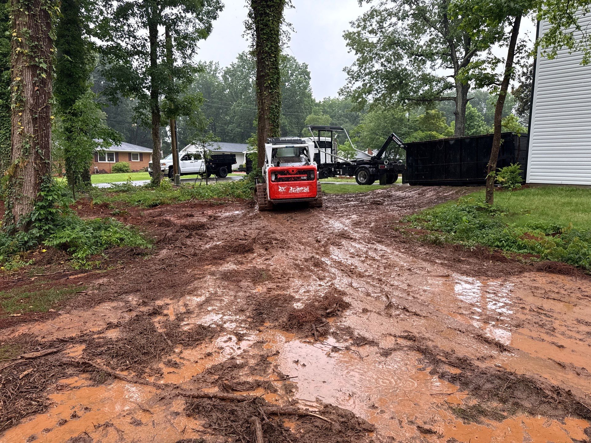 Project in Charlotte by Badger Hauling