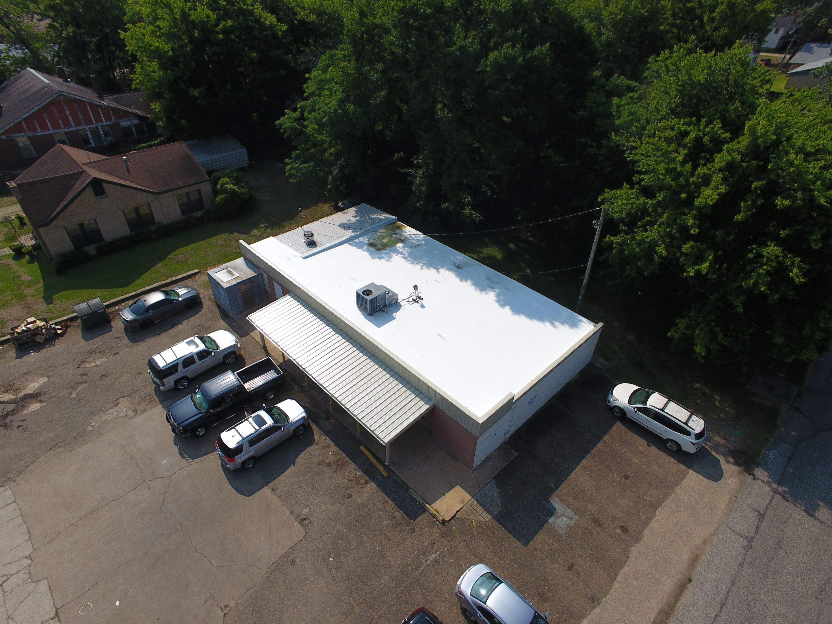 Store Building in Hope by Hostetler Roofing
