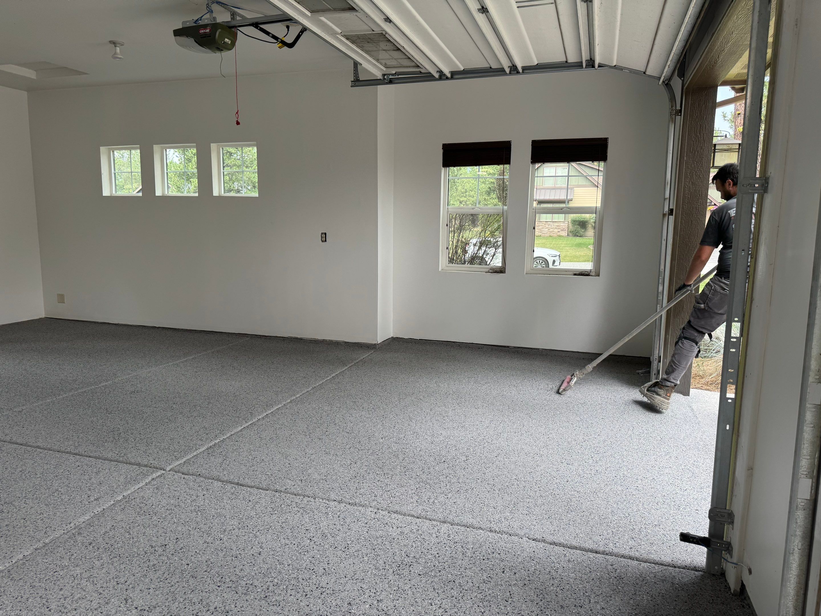 Garage Transformation using Denali Hybrid by Croc Coatings, LLC