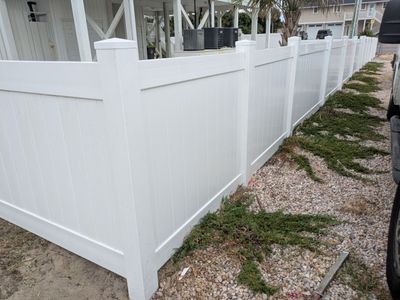 Hamilton Vinyl Privacy Project in Surf City