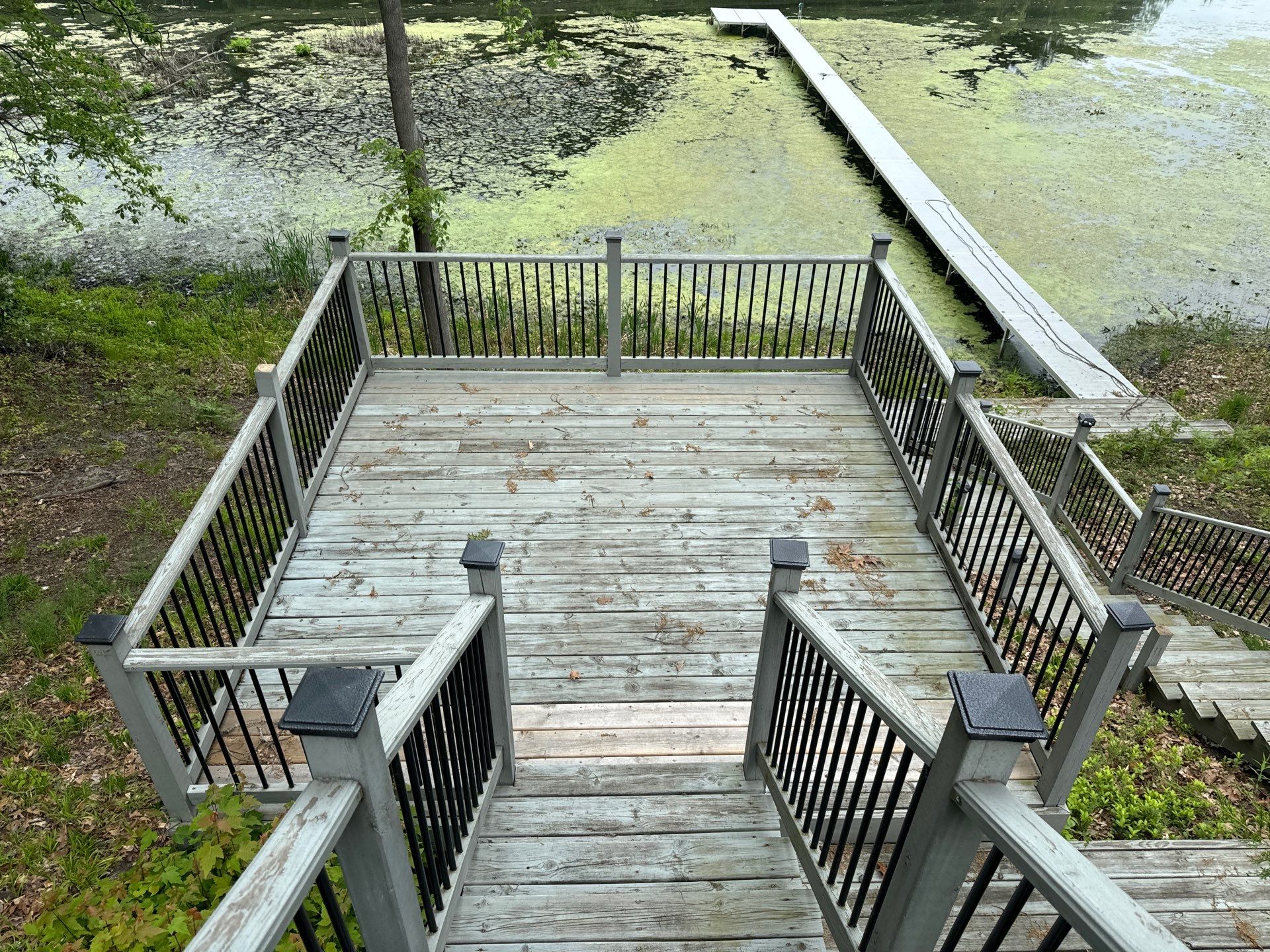 Exterior Deck using solid stain by Gordon Painting