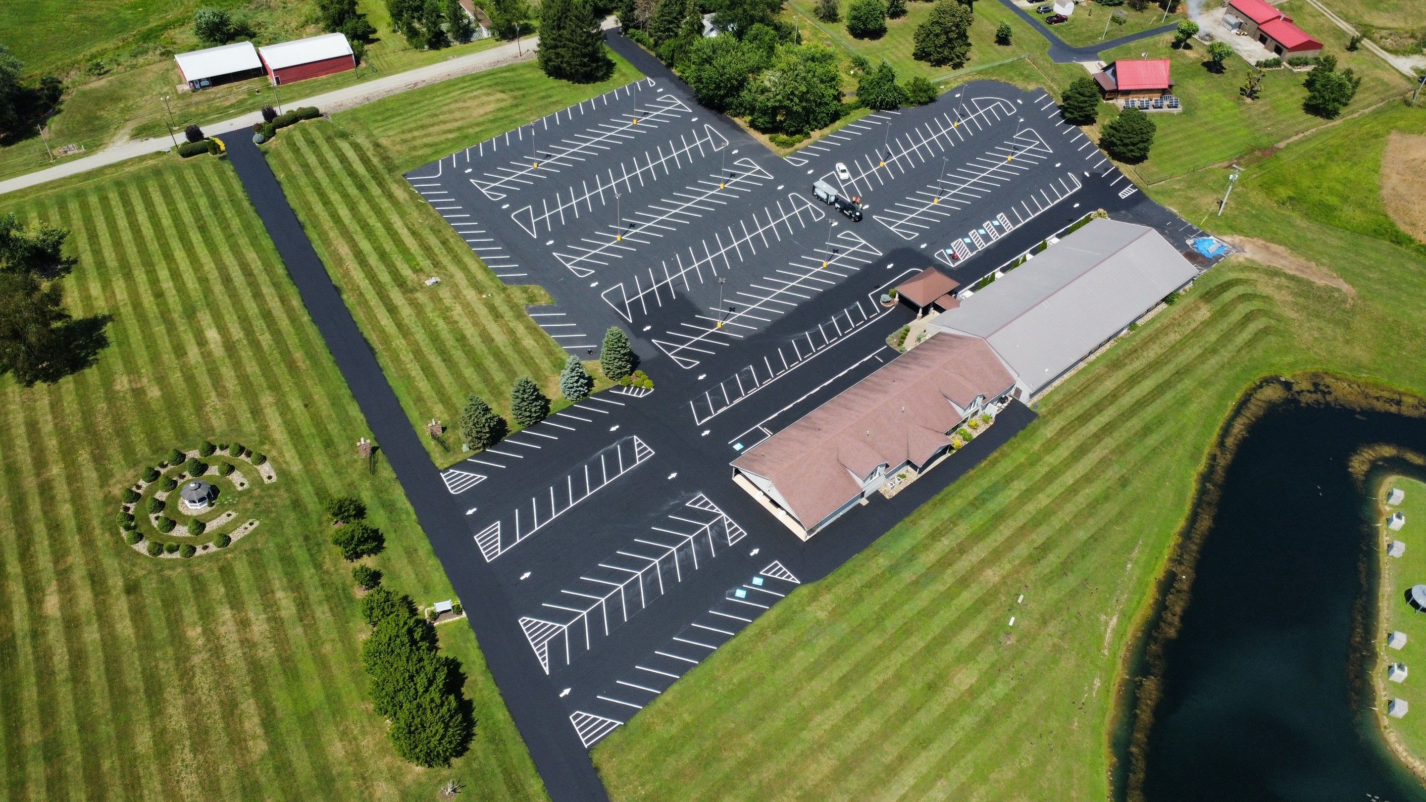 Event Venue Parking by G-Force Parking Lot Striping of Pittsburgh