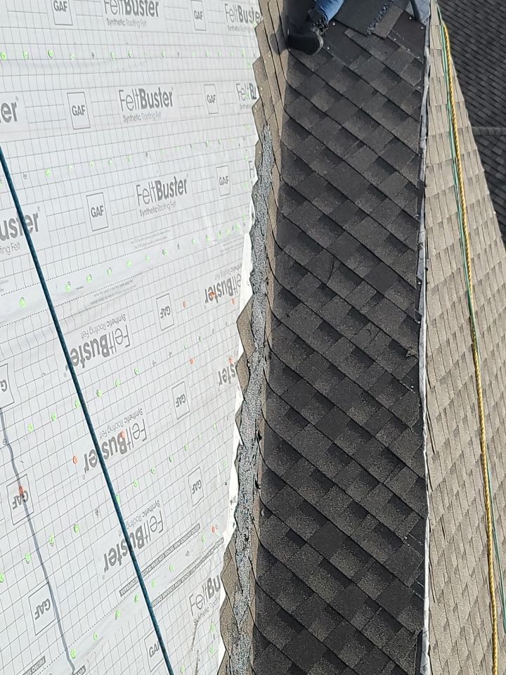Residential Roofing Installation using Roof Replacement by American Roofing & Construction LLC