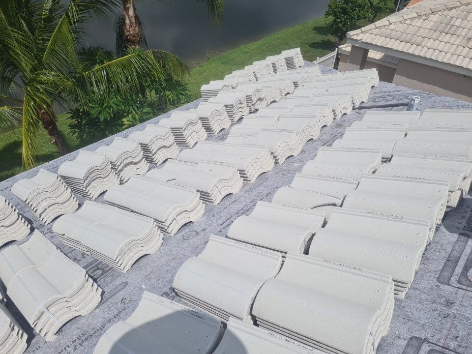 Residential Roofing Installation using Eagle Roofing Tile by BLUES BROTHERS ROOFING