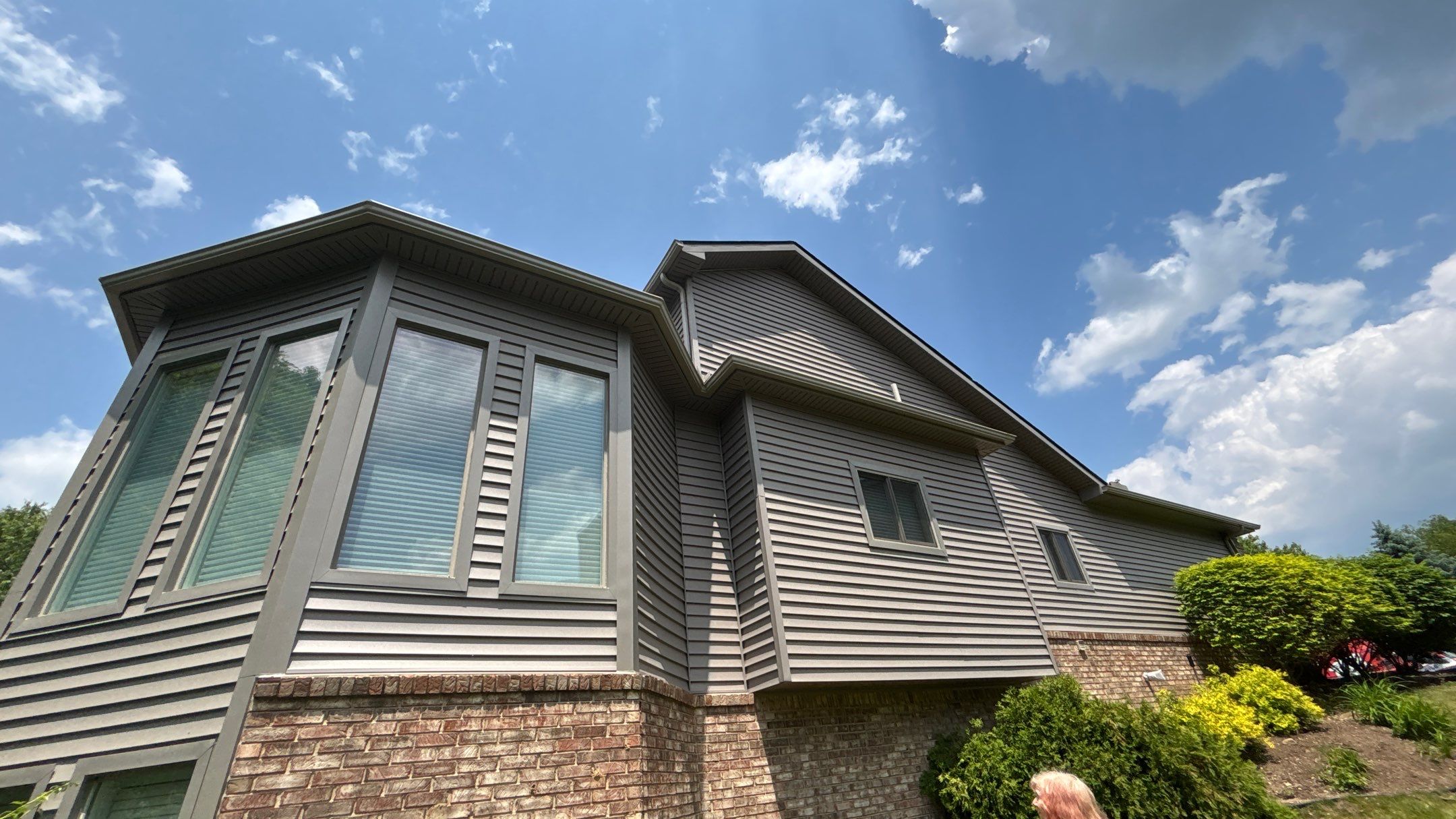 Siding Replacement using Alside Storm Grey by 180 Contractors