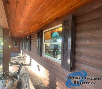 Hurricane Protection in Bronze/Grey Brown
