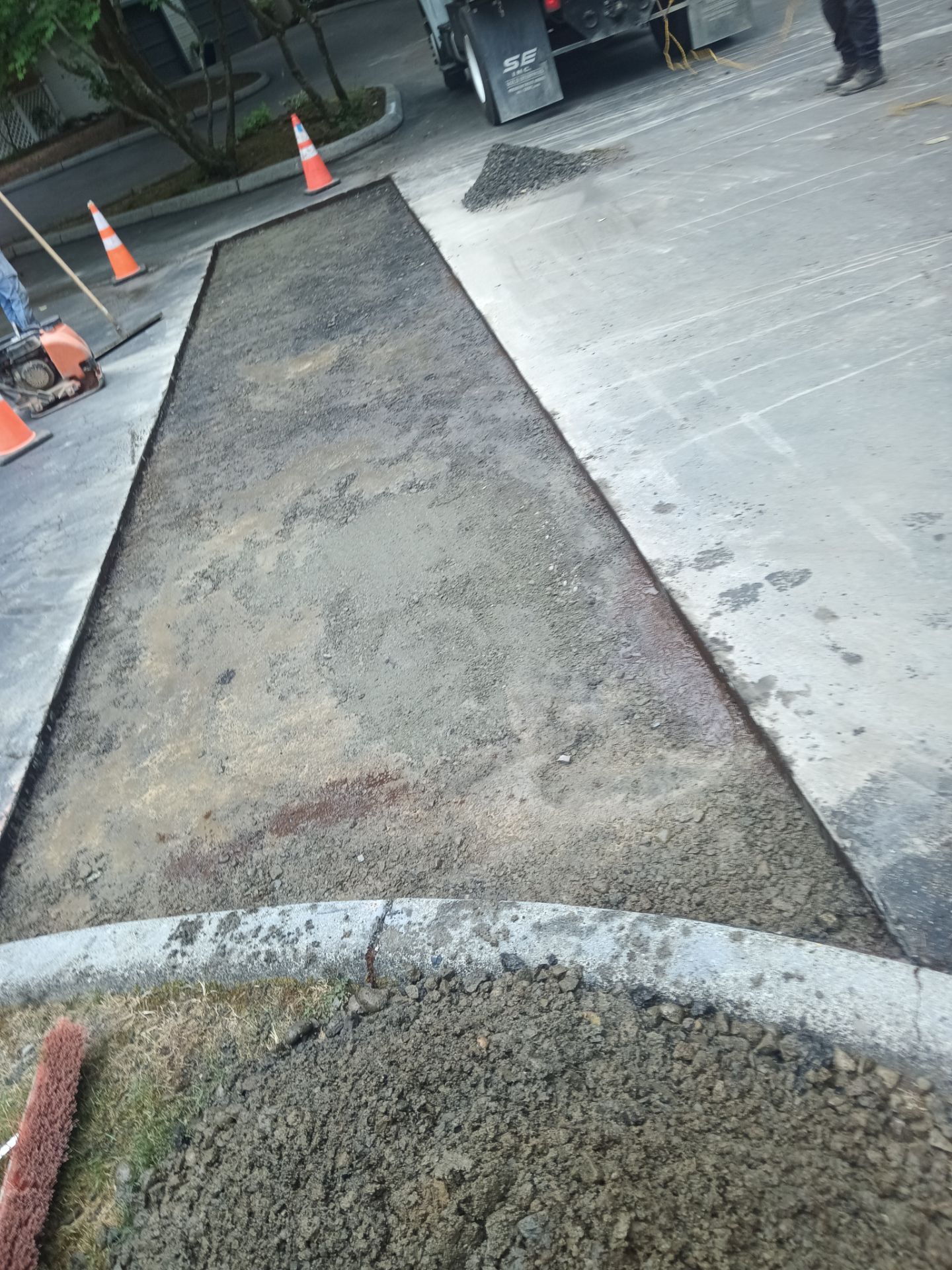 Curb Repaint | Seattle  by Jireh Asphalt & Concrete Inc 