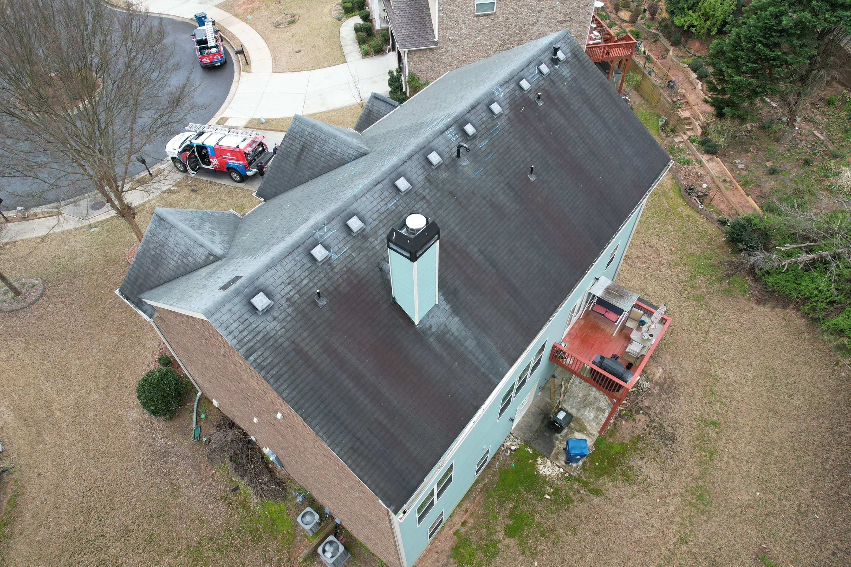 Residential Roofing Installation using Owens Corning Onyx Black by Inspector Roofing and Restoration