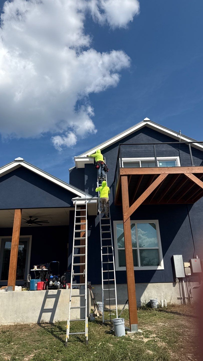 Metal Repairs & Gutter Install by First Out Roofing 