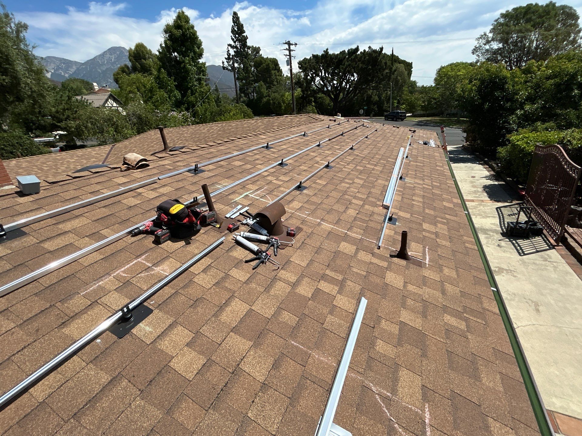 Residential Solar Panel and Tesla Powerwall Installation in Upland by AWS Solar
