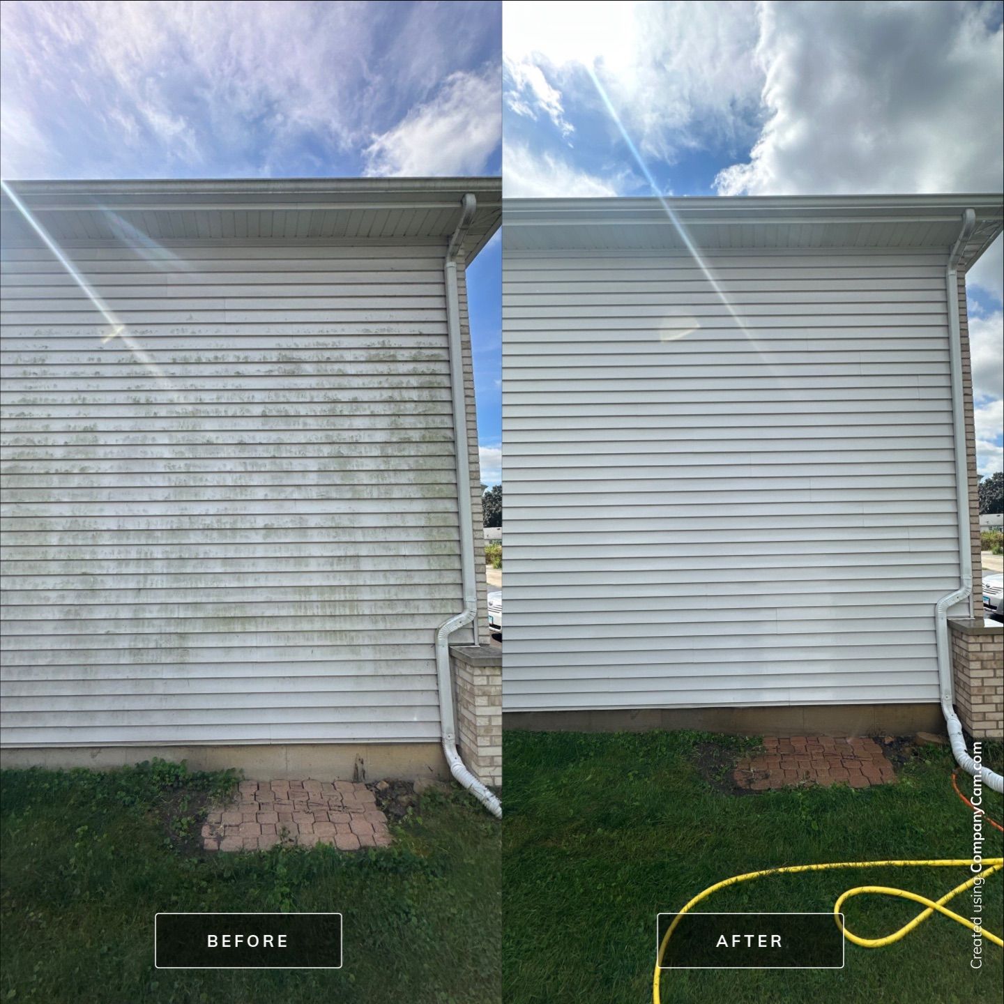 Project in Wauconda by Simmons Power & Soft Washing