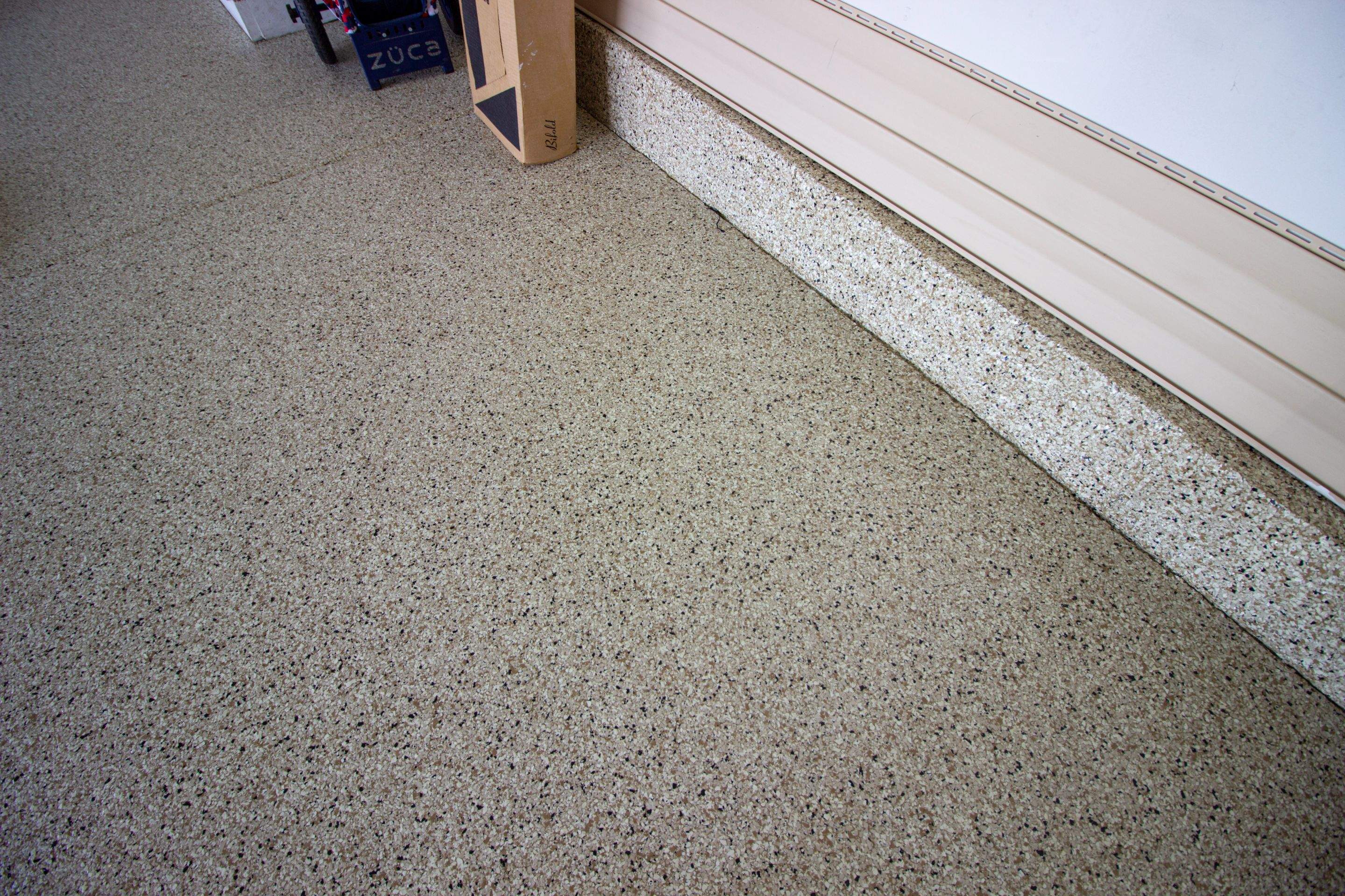 Garage Floor using Driftwood by Your1DayFloor.com