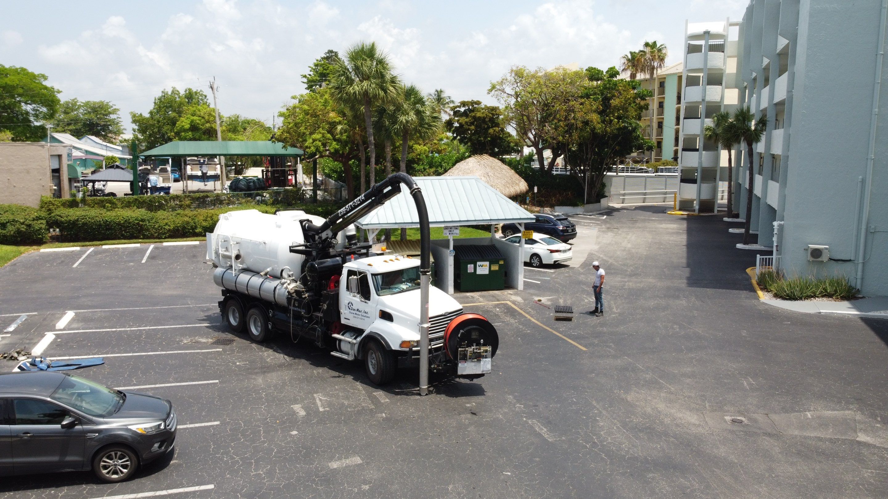 Marco Island Condo Stormwater System Maintenance by Don Mar, Inc. Storm Water Solutions