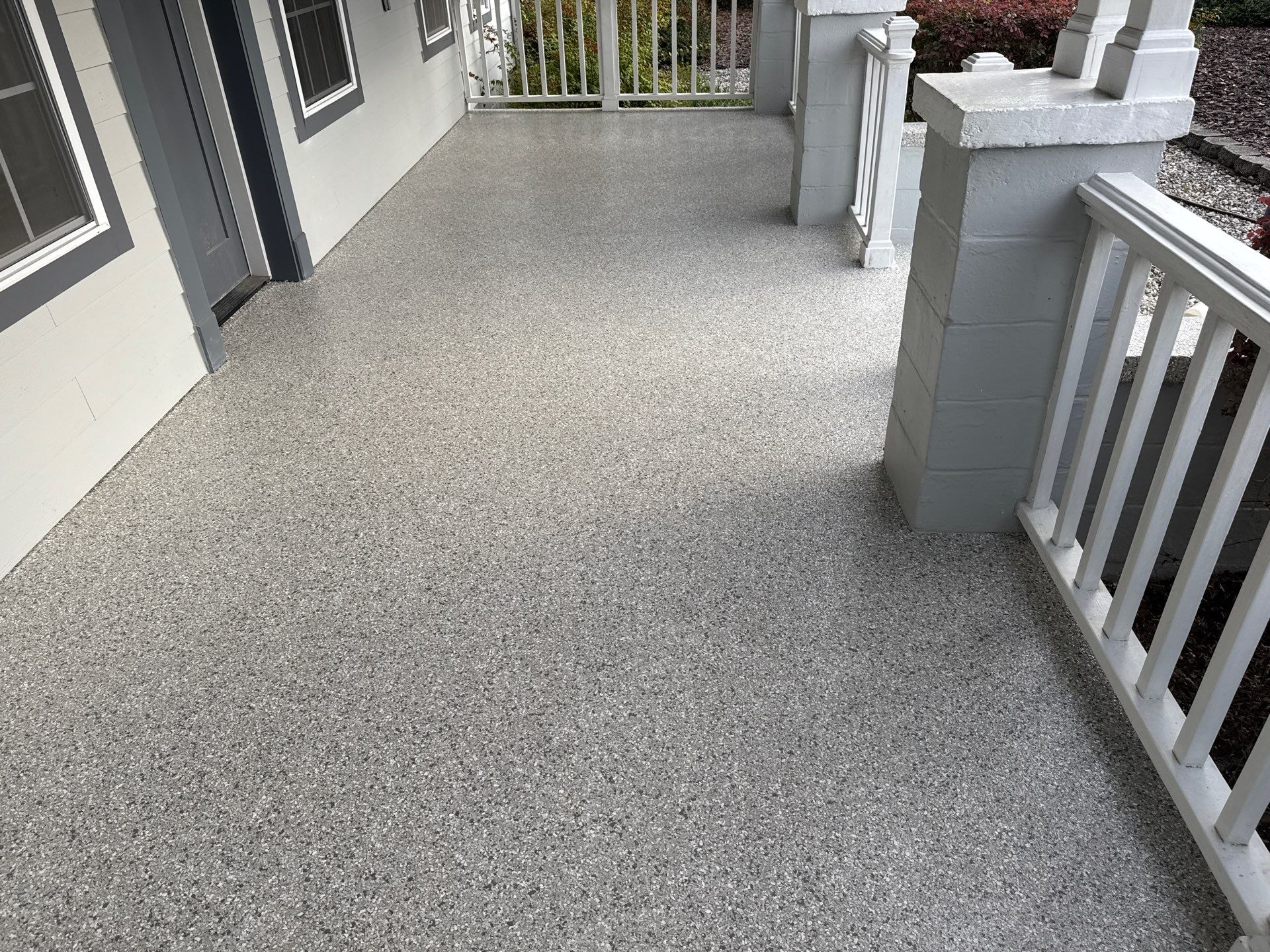 Front Porch in Newberry, Fl in Mount Everest by Cross Creek Concrete Coatings
