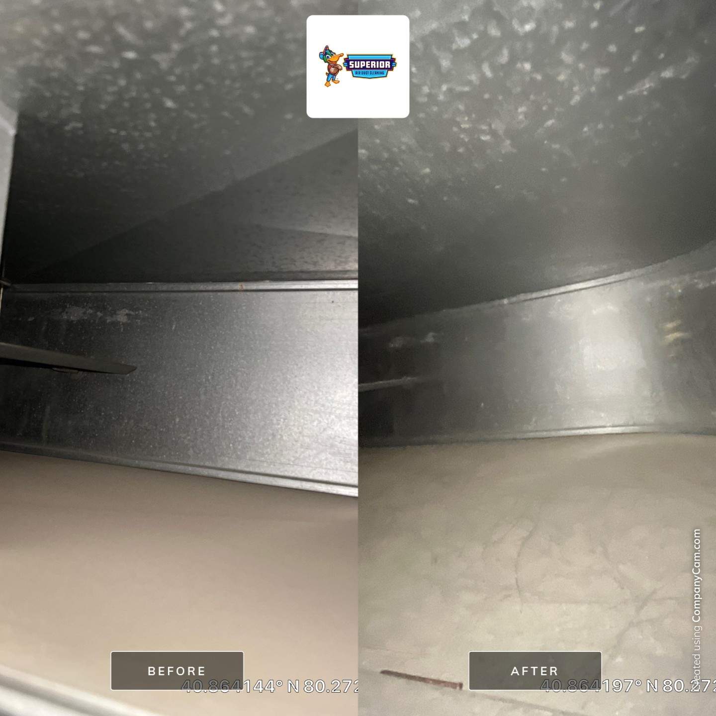 Air Duct Cleaning With a Vacuum Truck in Ellwood City, PA by Superior Air Duct Cleaning
