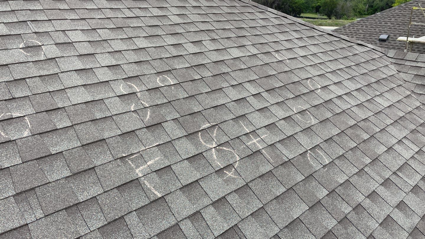 Hail claim roof replacement by Oakwood Roofing and Construction, LLC