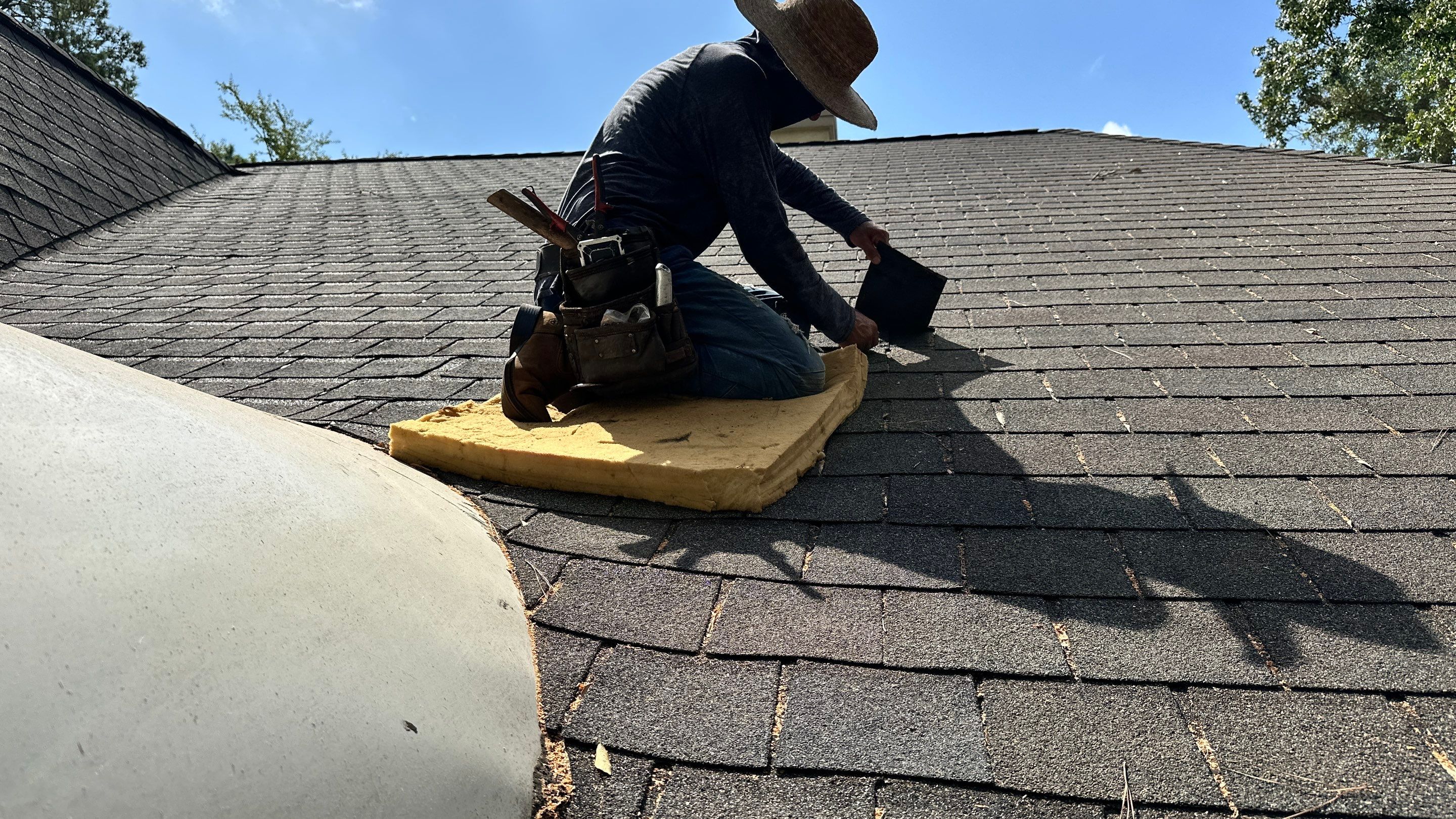 Storm-Damaged Deck Rebuilt & New Roof Installed — Spring, TX by PL Roofing & SB Roofing, LLC.