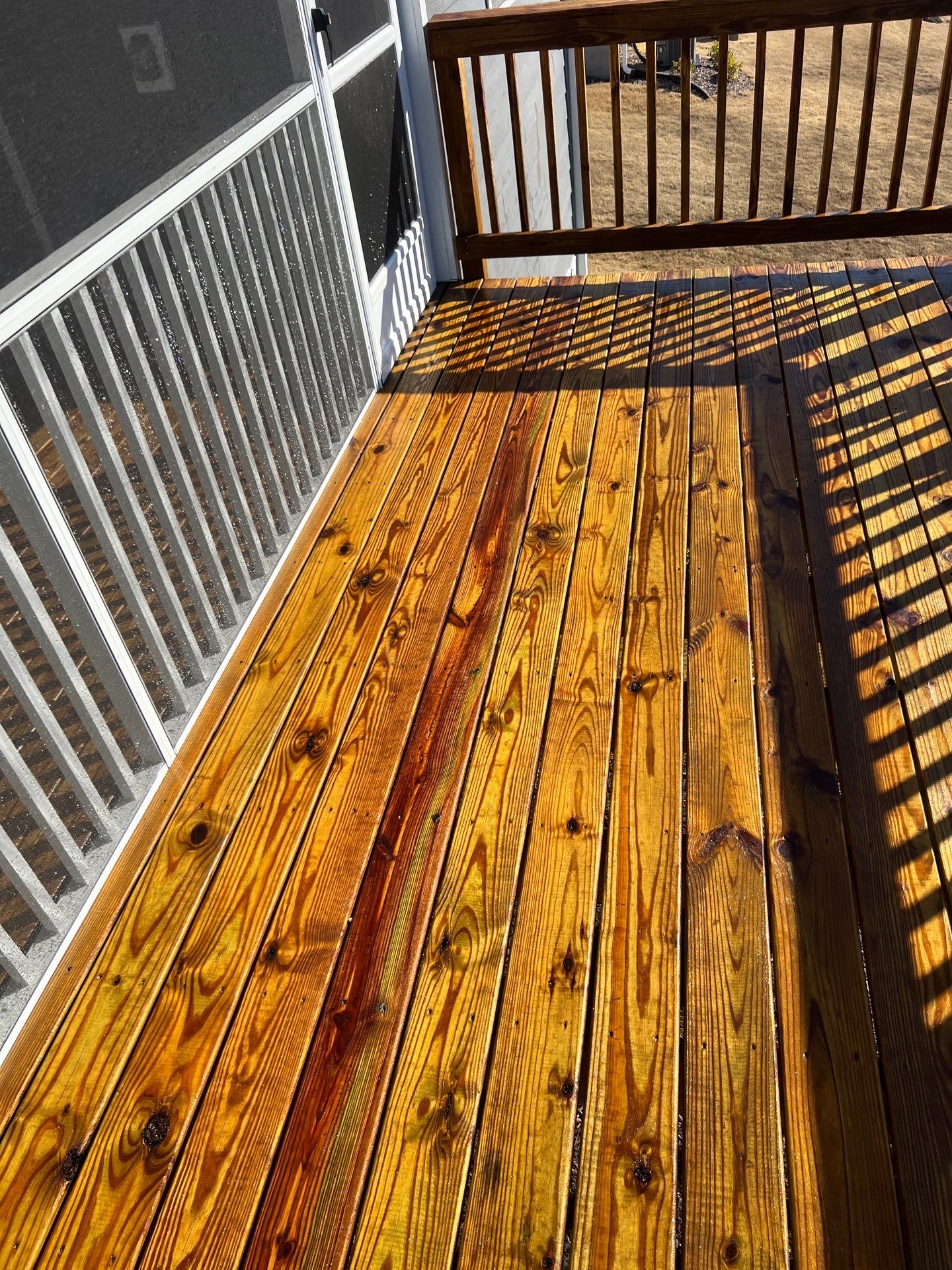 Coated Deck using Wood Sealant by DuraSeal