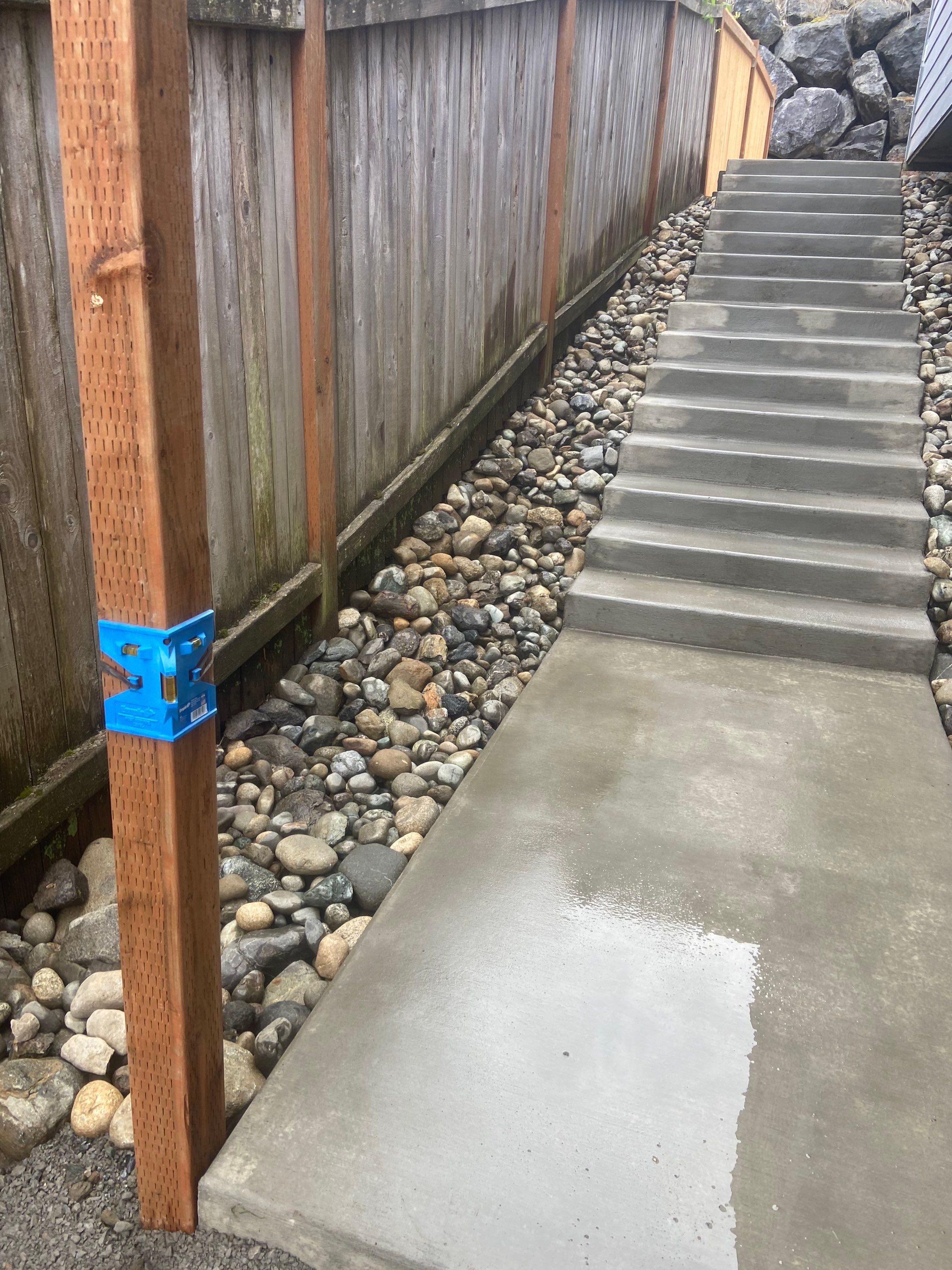 Jireh Outdoor Projects | Concrete Stair Repair and Retaining Wall by Jireh Asphalt & Concrete Inc 
