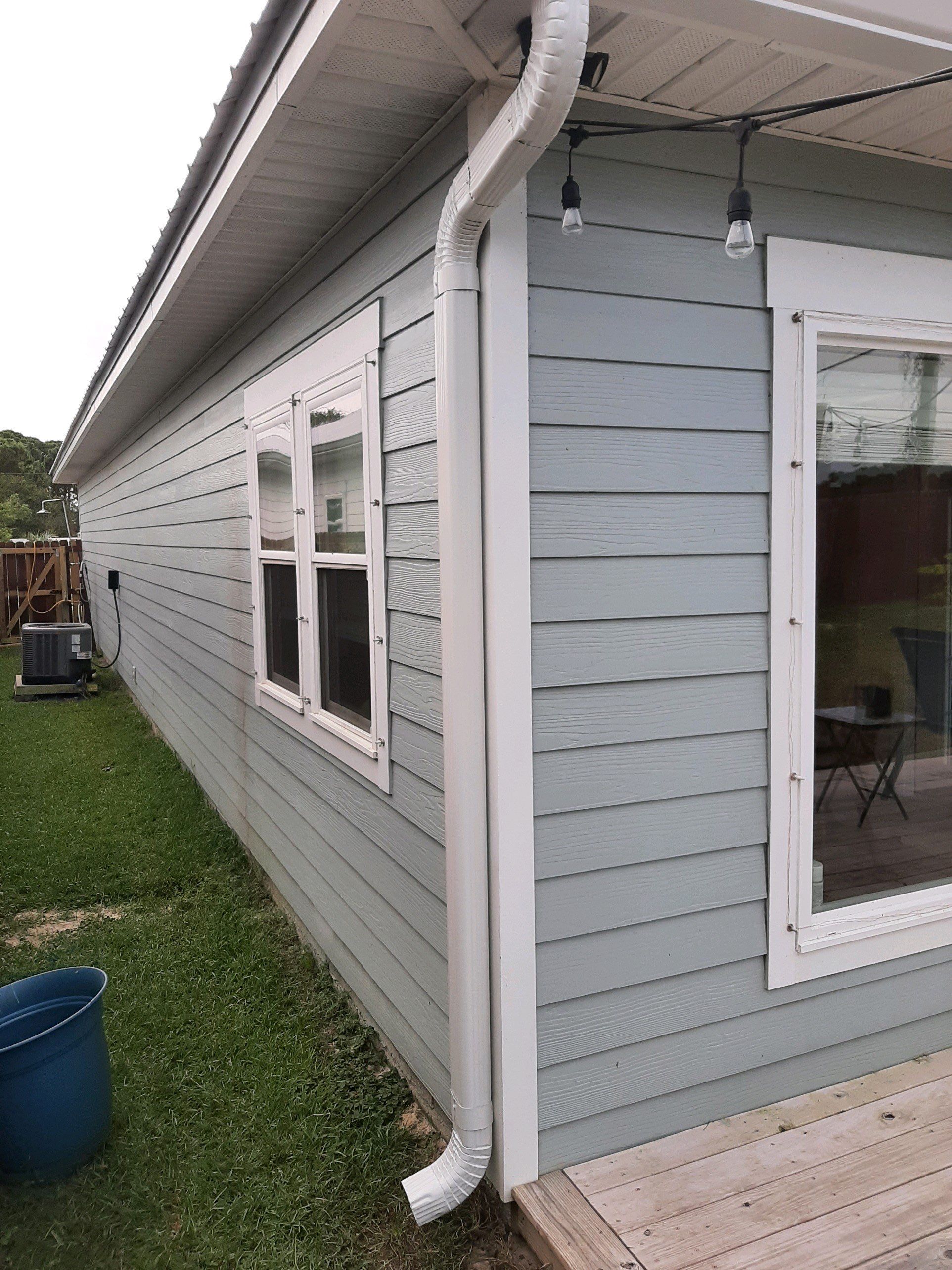 Seamless Gutter Installation using White K-Style Gutters by Gutter Professors