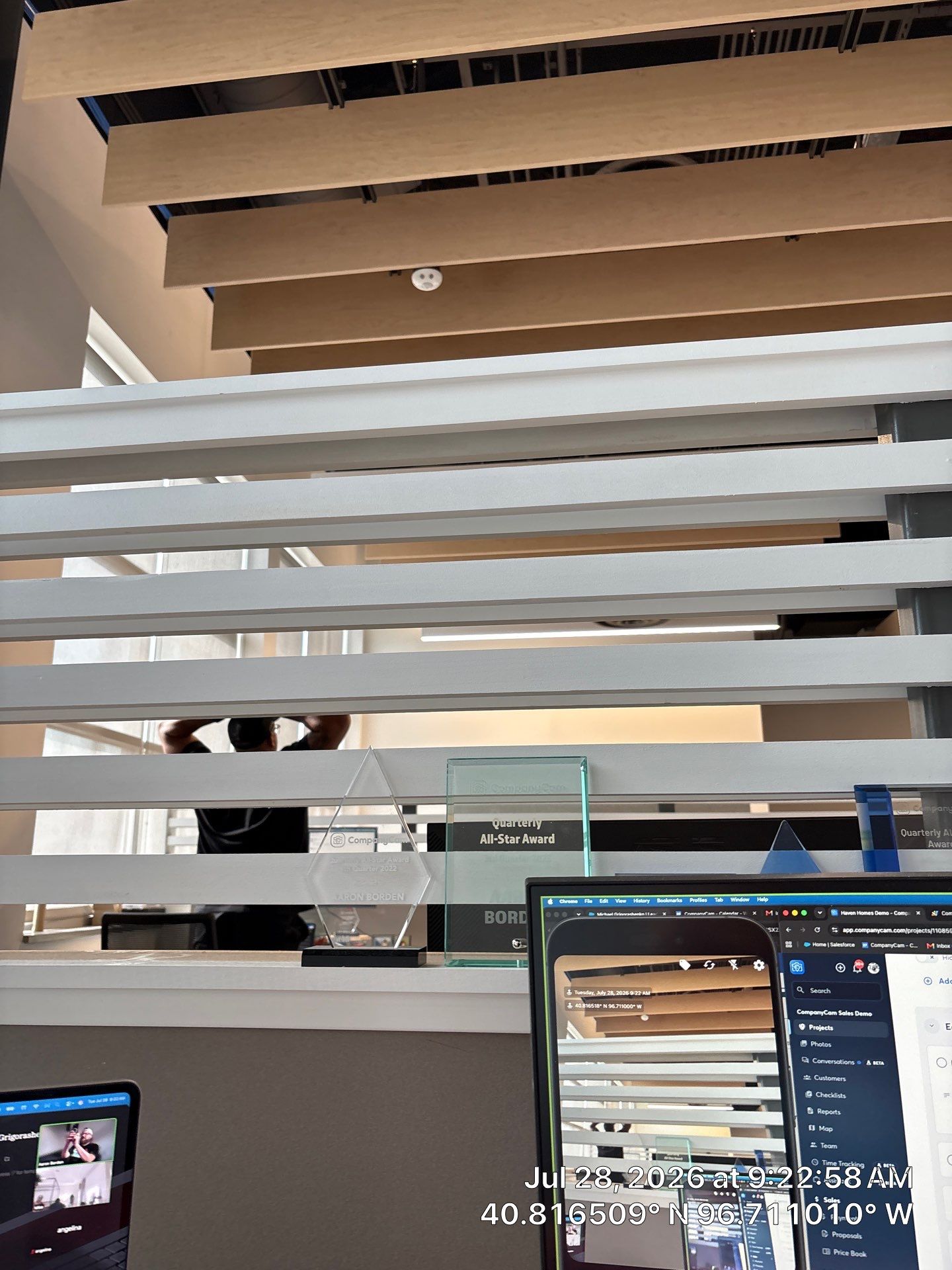 Commercial Office Interior Renovation with Carpet Tile and Partitions in Lincoln by CompanyCam Sales Demo